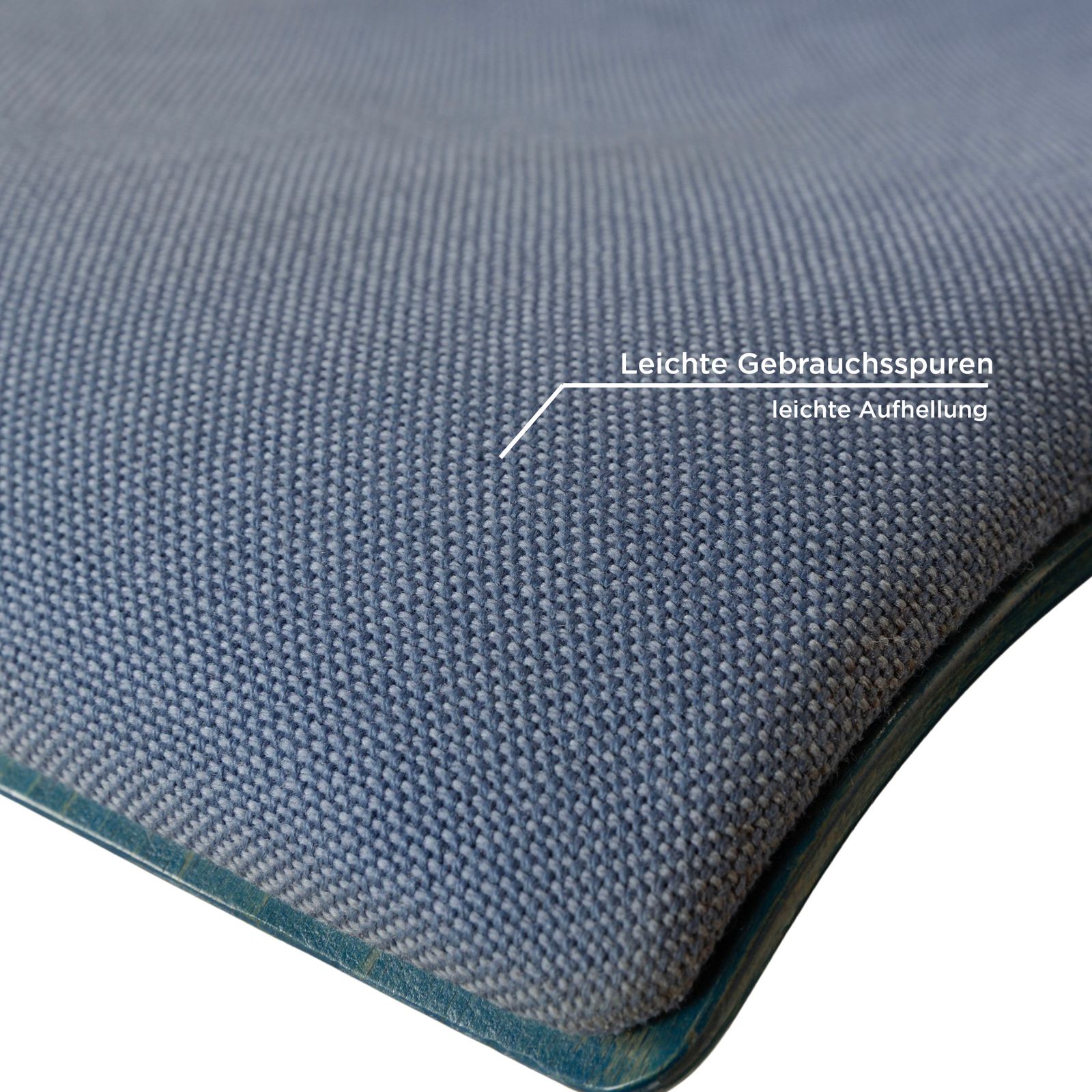 Lot de 6 chaises Thonet S320 en tissu, bleu-gris photo Mobilier