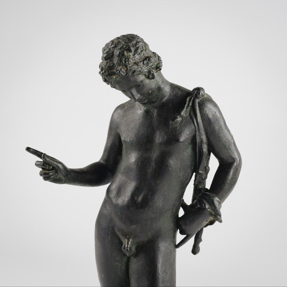 Large Grand Tour Bronze Of Narcissus photo 3200.0