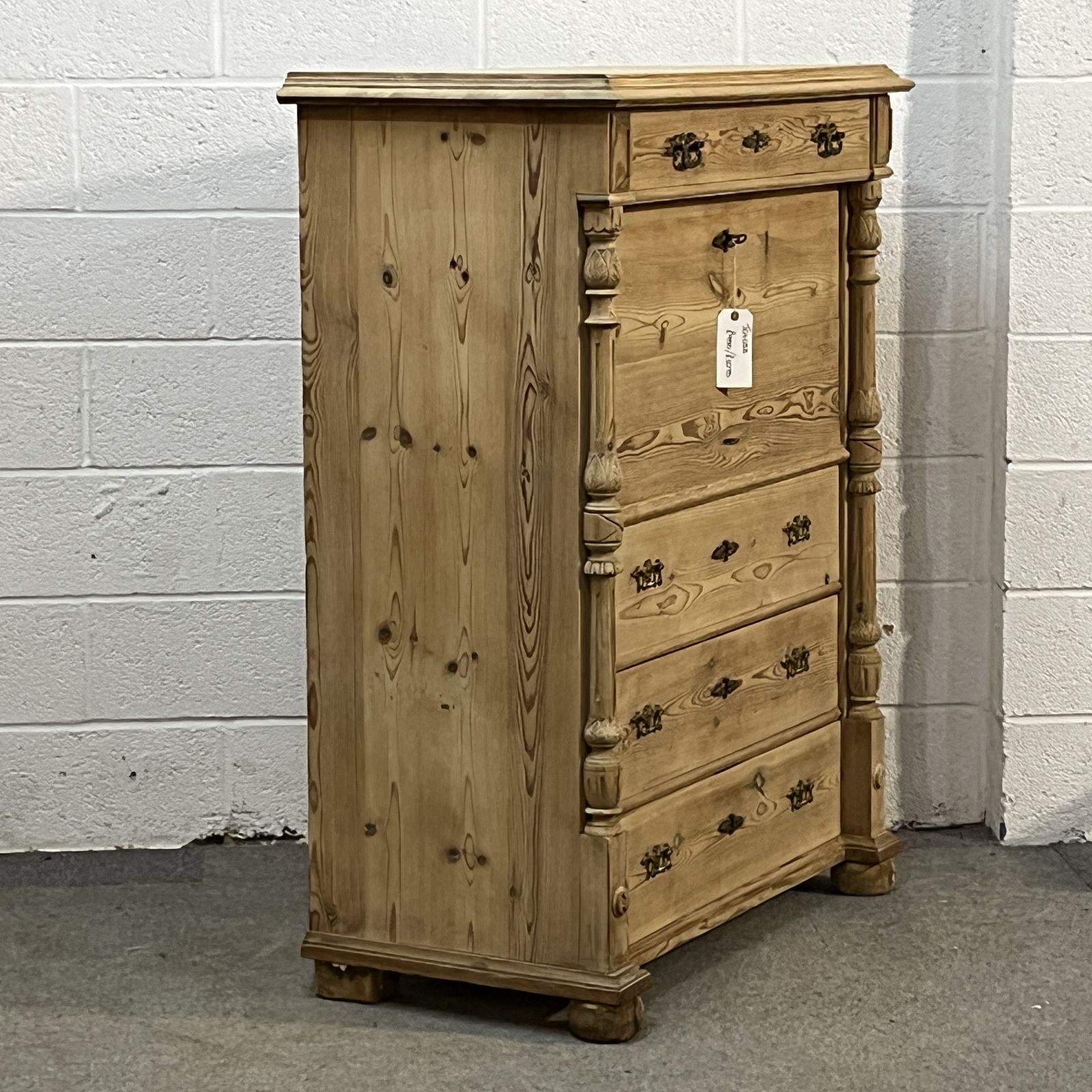 Antique Pine Secretaire Desk With Secret Drawers photo buy