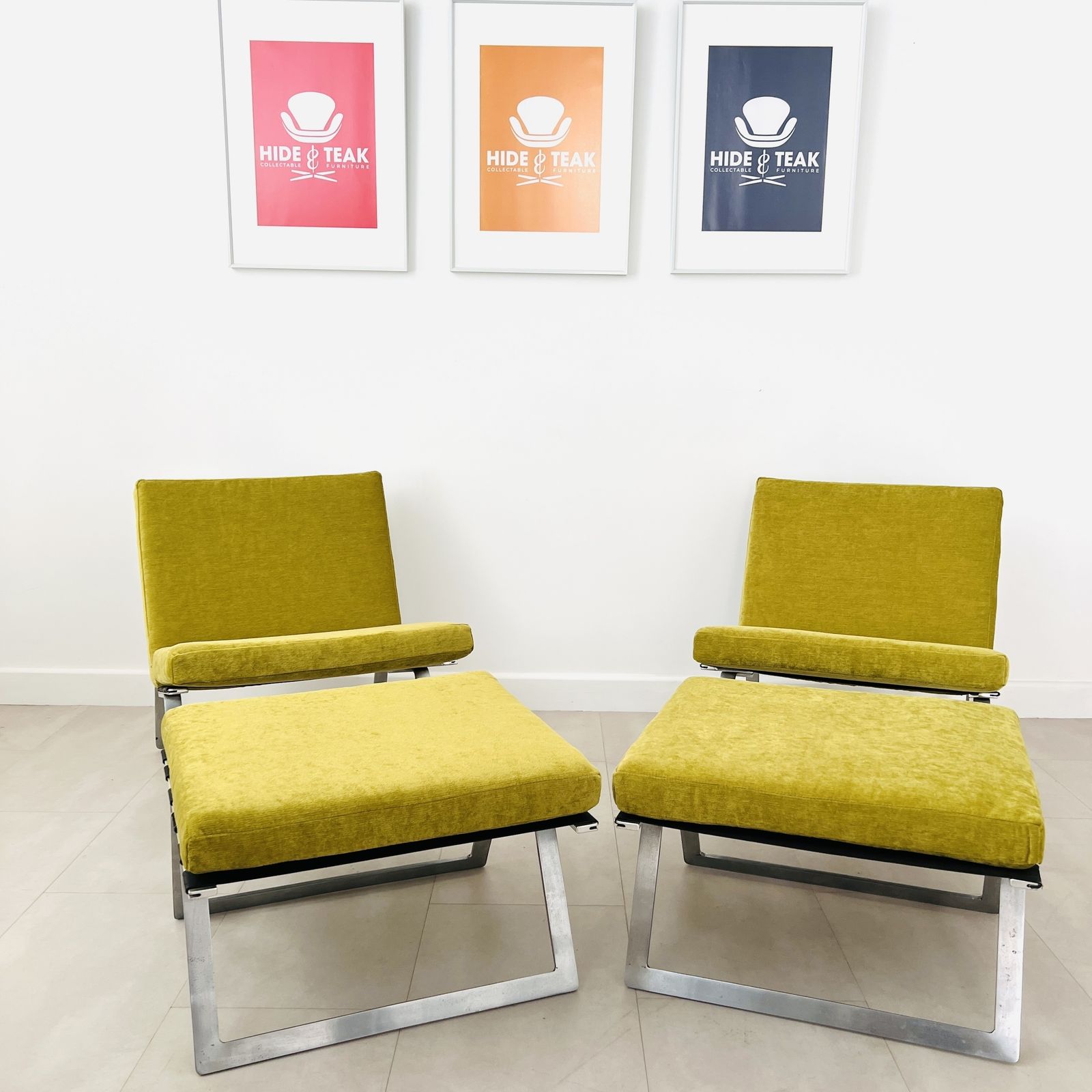 British Easy Chairs And Footstools By William Plunkett photo furniture