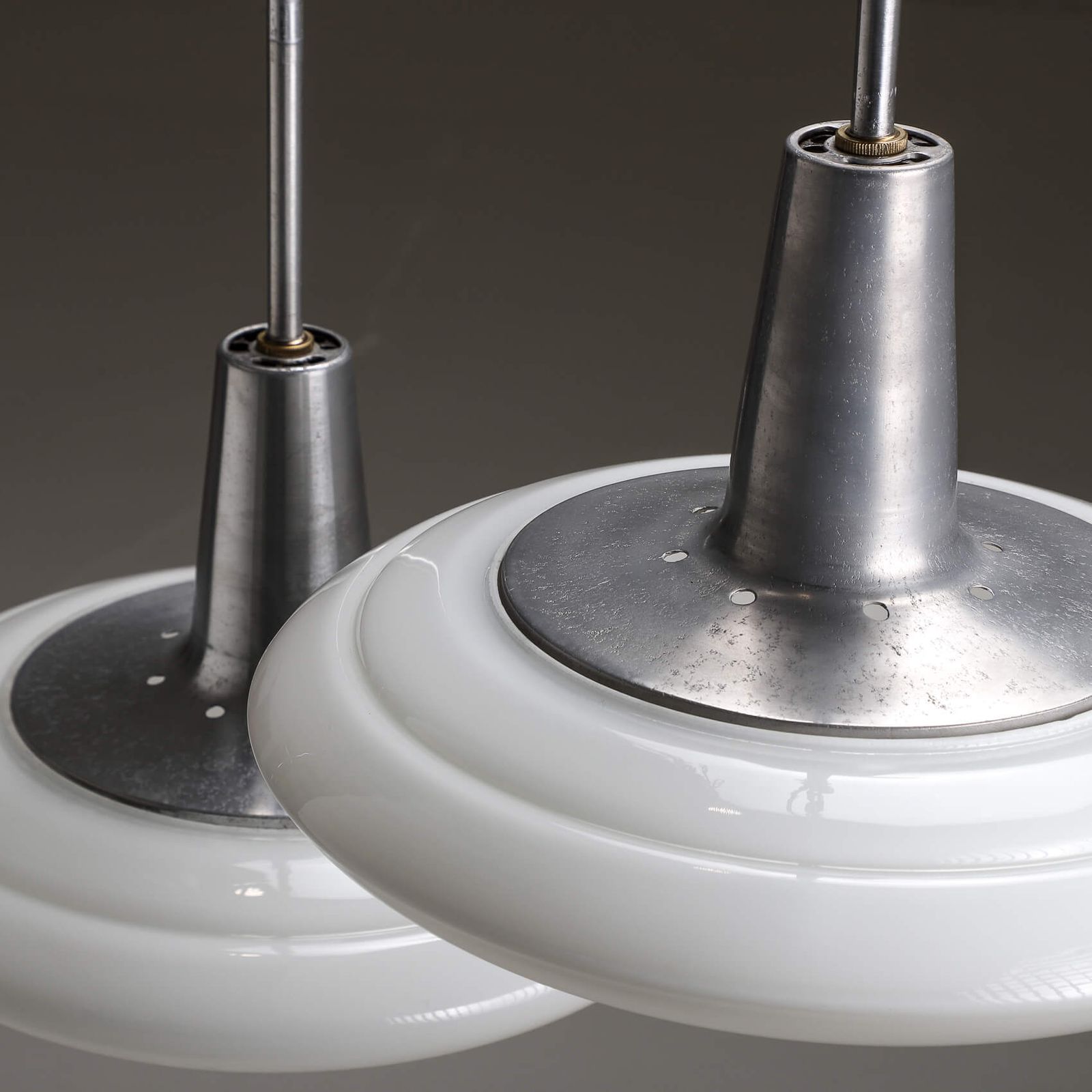 Merchant Adventures Opaline Pendant Lights – 3 Available photo Lighting