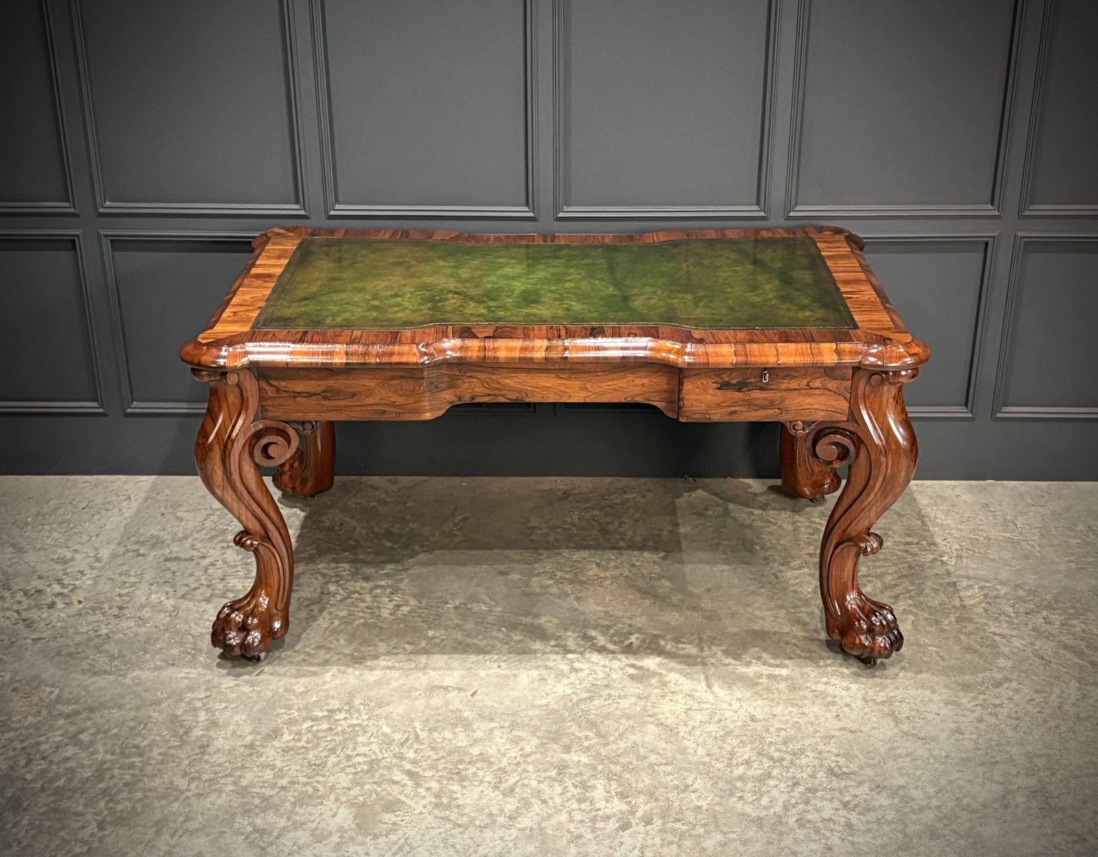 Magnificent William IV Rosewood Partners Writing Table photo Furniture