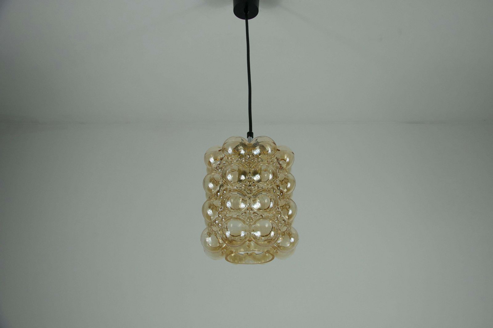 Bubble Glass Pendant Lamp By Helena Tynell For Glashütte Limburg, 1960s photo furniture