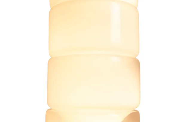 photo furniture Carlo Nason. Lt316 Floor Lamp In White Opalescent Murano Glass