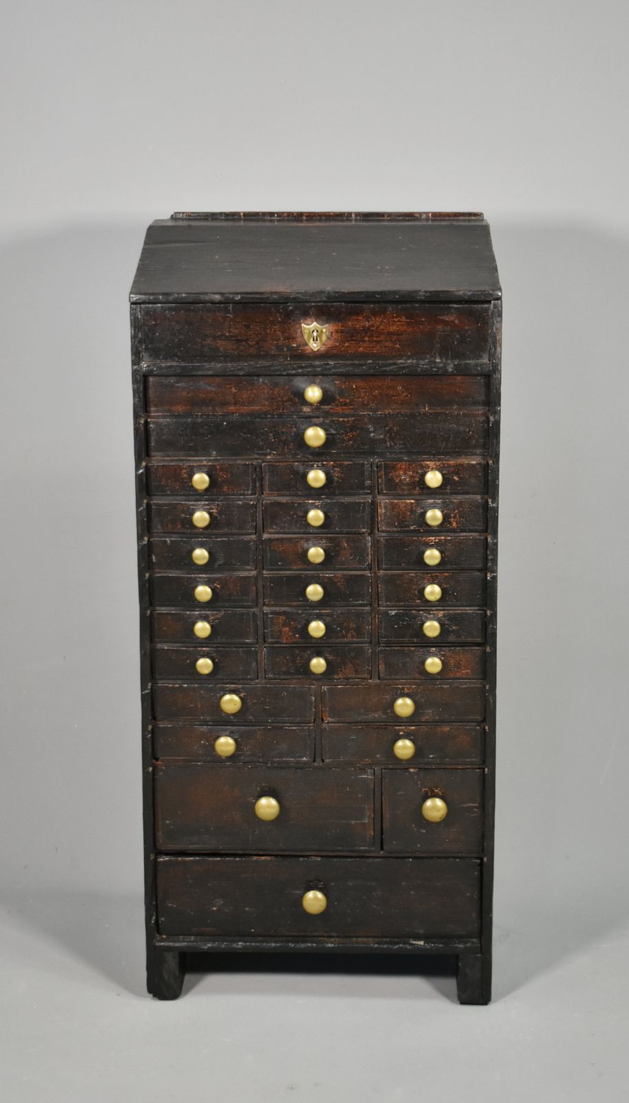 French Antique Horologist's Storage Cabinet