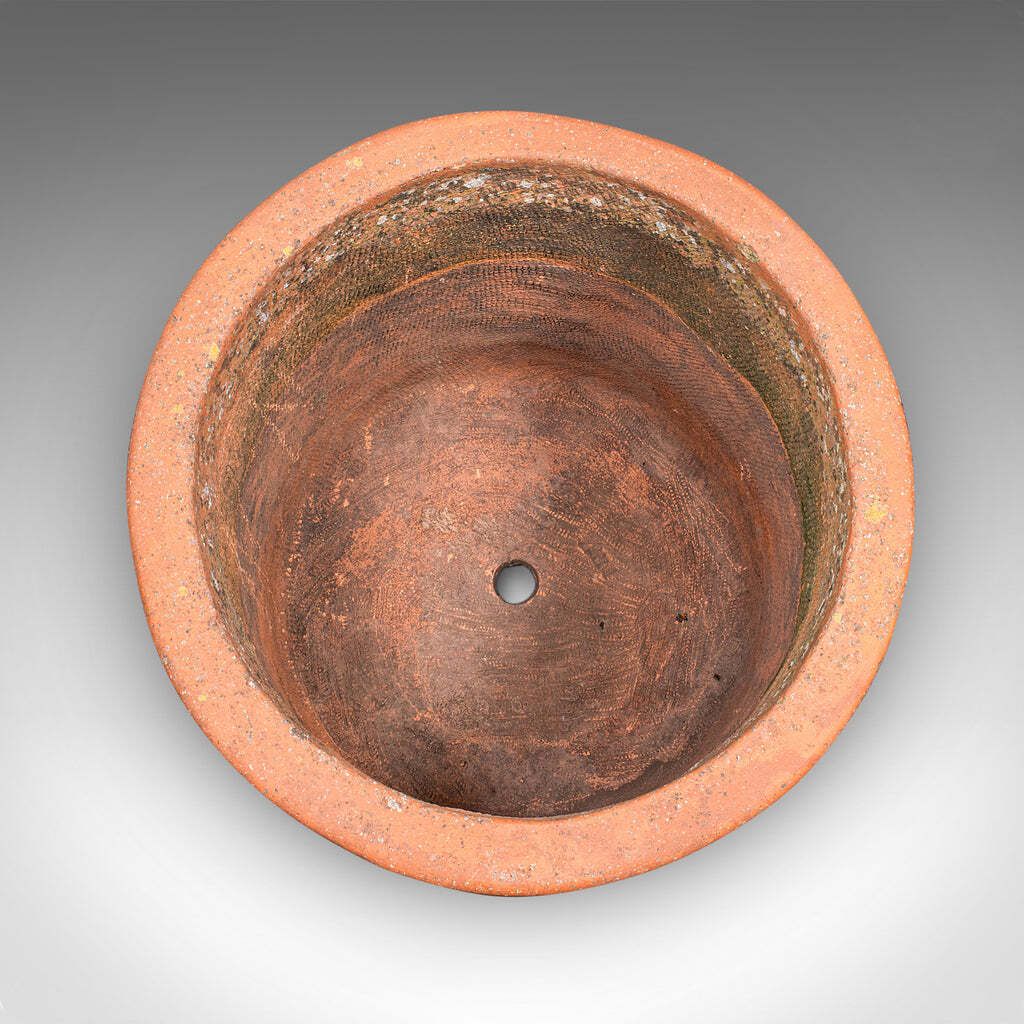 Antique Patio Jardinière, English, Terracotta, Veranda Planter Pot, Edwardian photo vinterior