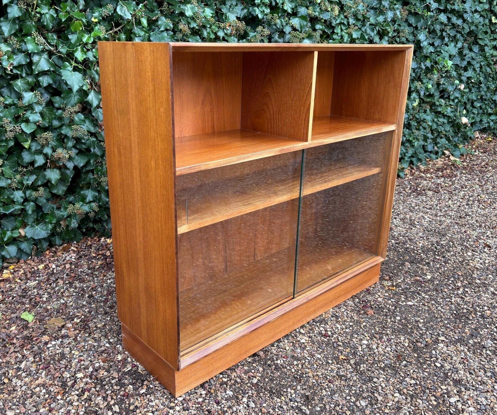 Mid Century Glazed Bookcase Cabinet C.1970s photo furniture