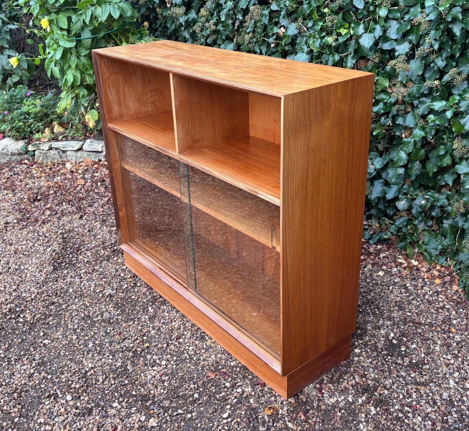 Mid Century Glazed Bookcase Cabinet C.1970s photo 150.0