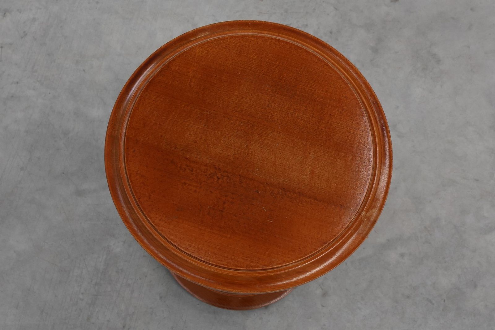 photo for sale French Art Deco Oak Side Table With Twisted Base, 1940s