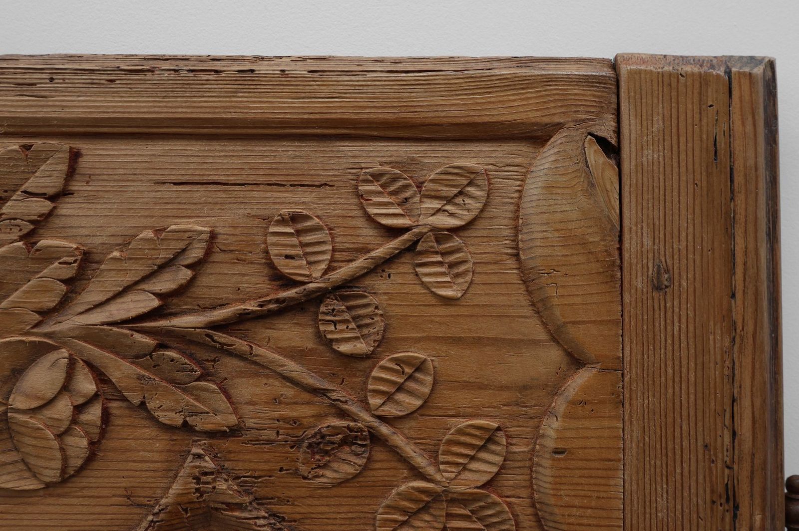 Antique French Provincial Hand Carved Doors, 1880s, Set Of 2 photo vintage