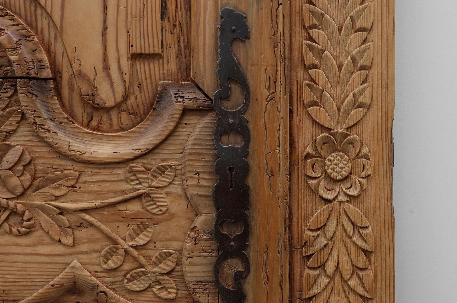 Home Fixtures Antique French Provincial Hand Carved Doors, 1880s, Set Of 2 photo