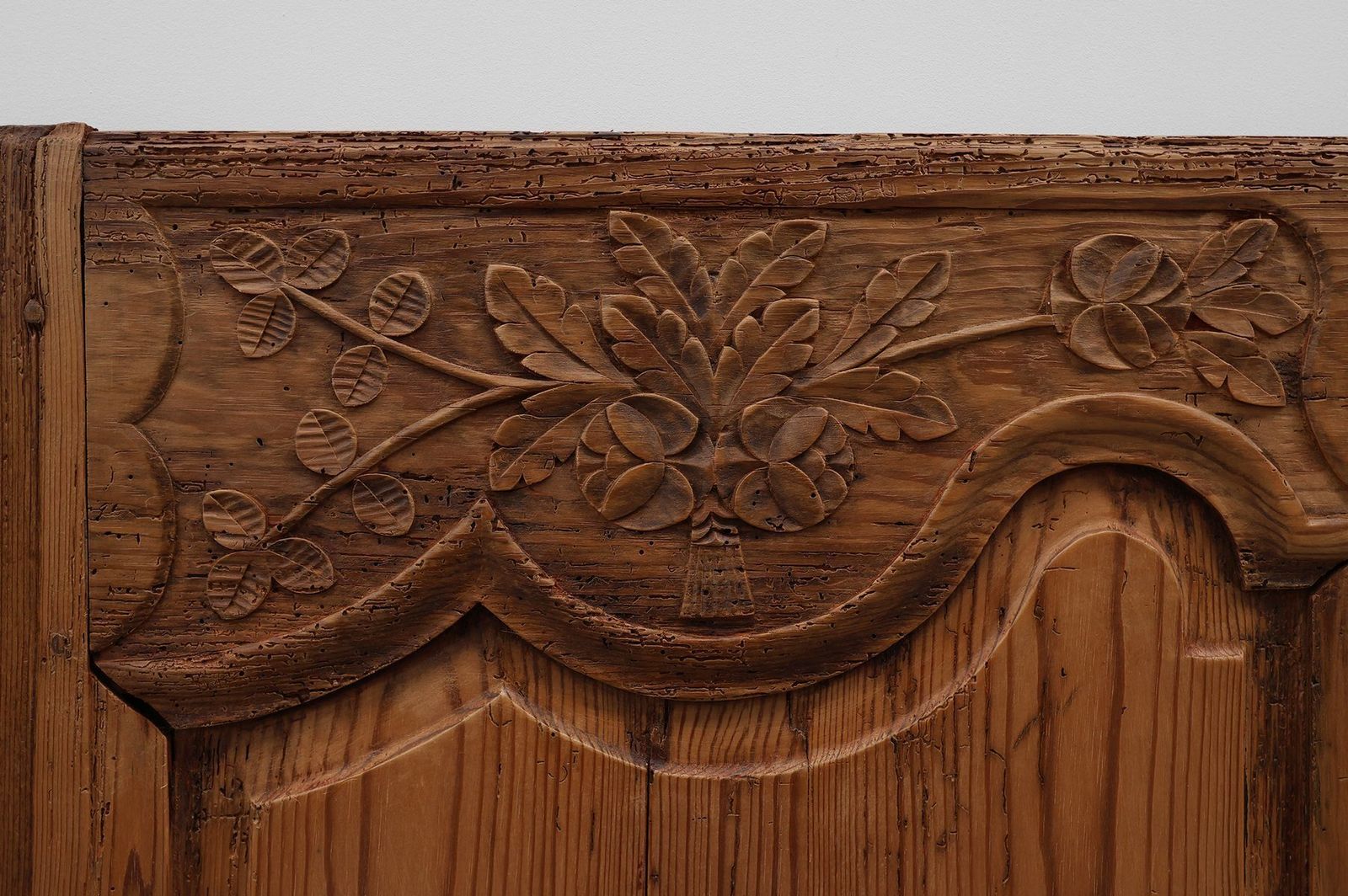 1270.0 Antique French Provincial Hand Carved Doors, 1880s, Set Of 2 photo
