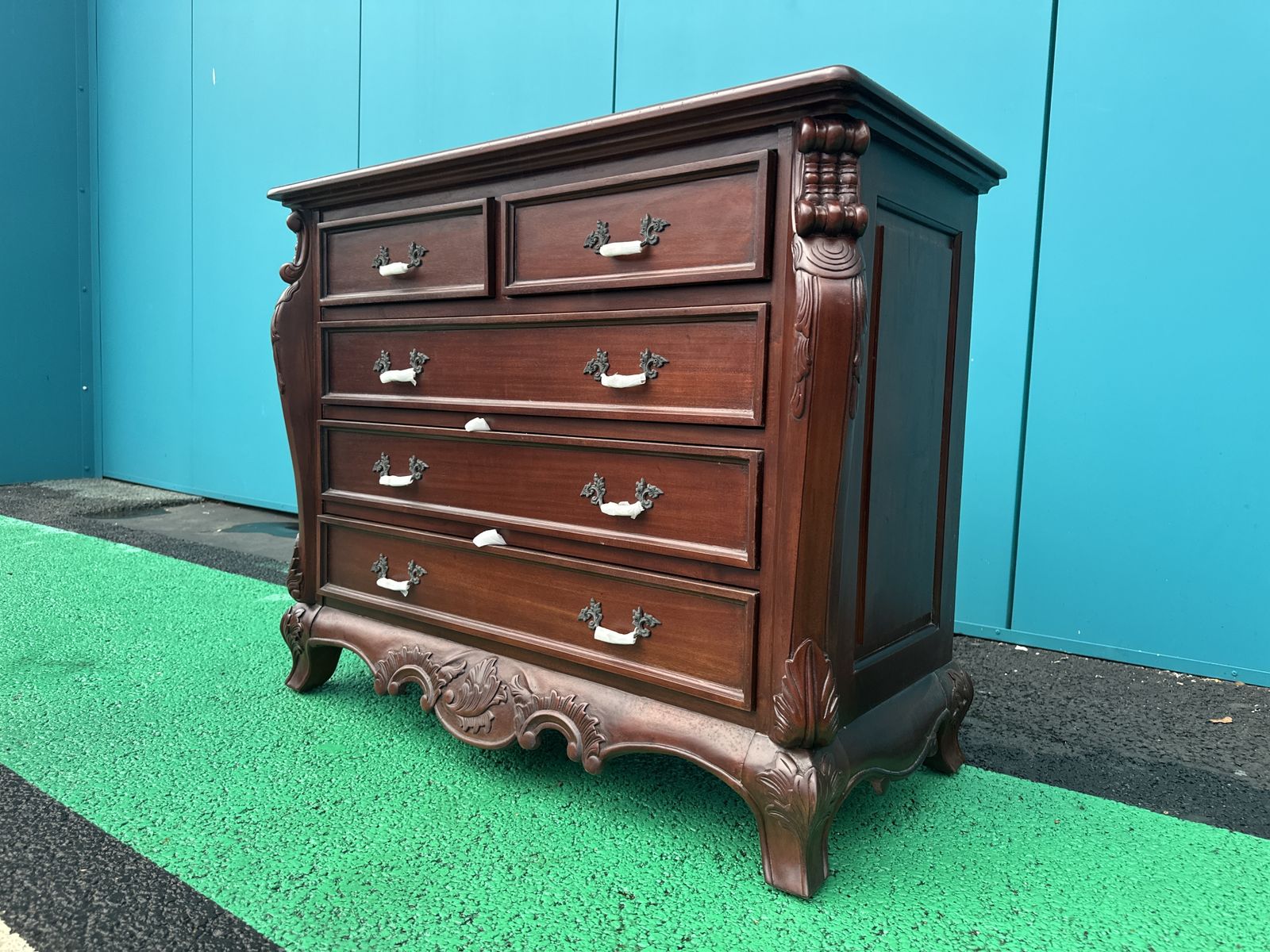 600.0 Brand New Masterpiece Raphael Handcrafted French Antique Style Chest Of Drawers – Rrp £870 photo