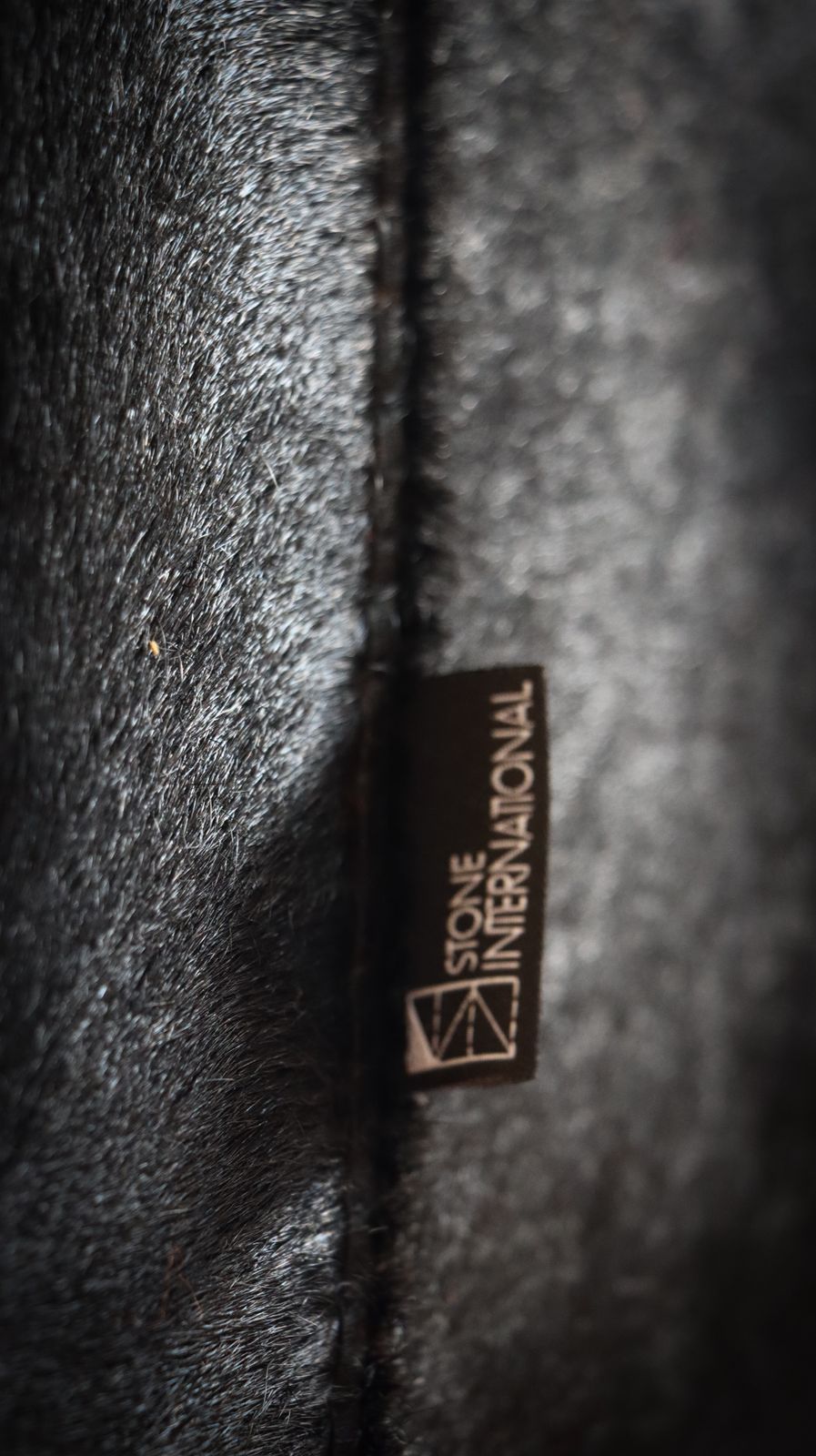 Stone International Sole Montis Pony Black Hide Armchair Footstool Rrp£4800 photo for sale