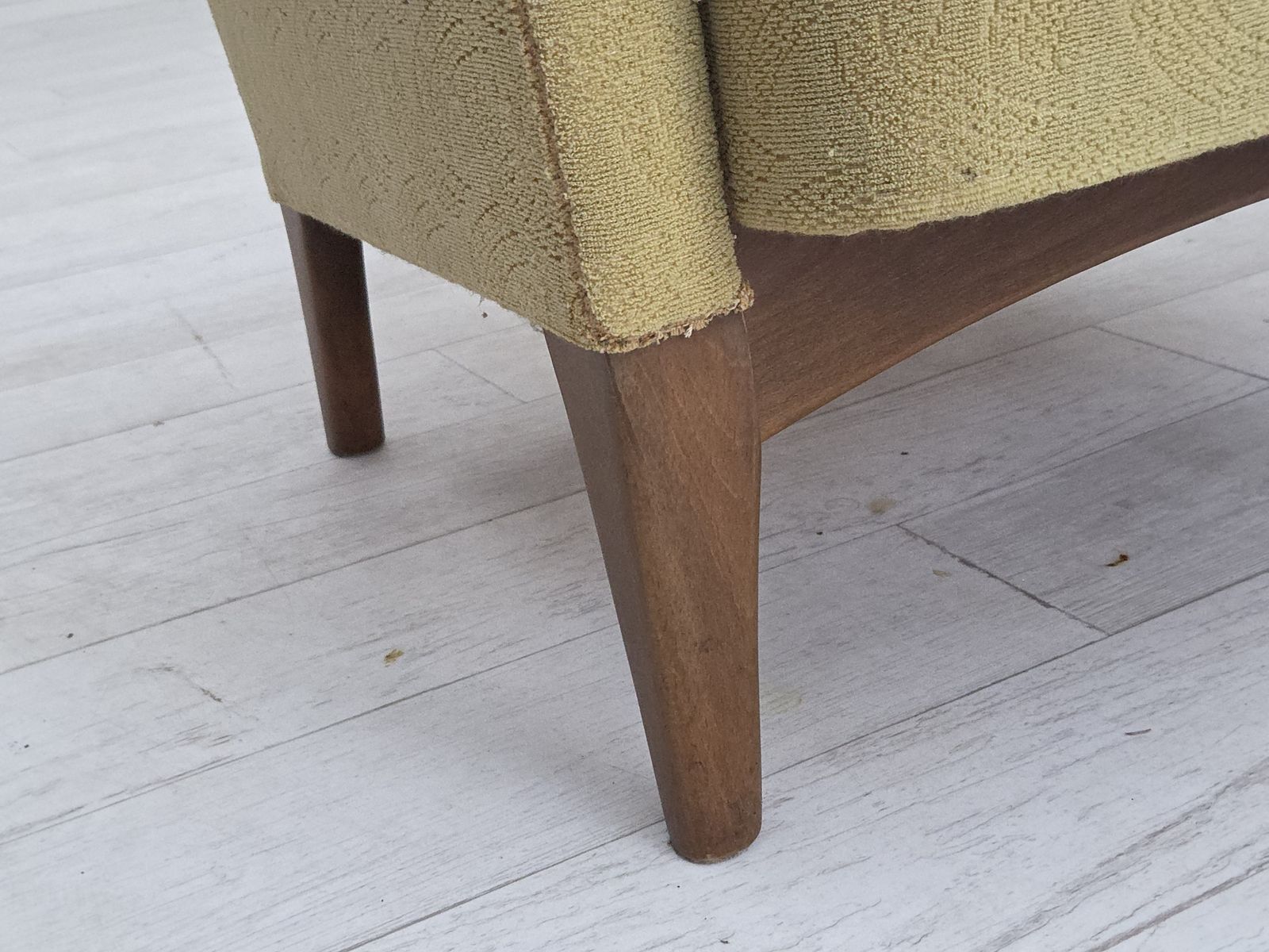 1960s, Danish Armchair By Fritz Hansen, Series 8000/8020, Original Condition. photo for sale
