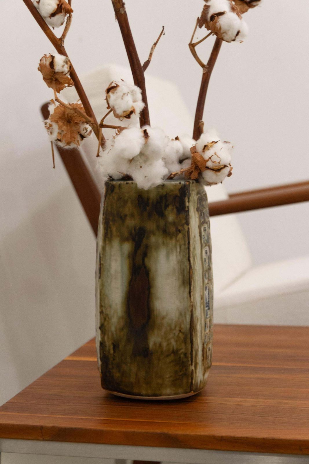 Large Danish Stoneware Vase By Jørgen Mogensen For Royal Copenhagen, 1970s. photo 494.0