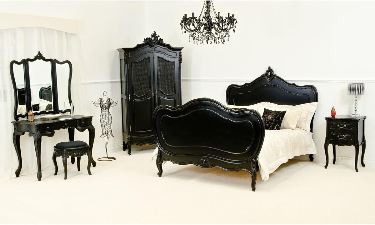 Brand New Marvellous La Rochelle French Antique Style 2 Draw Bedside Table –  Rrp £320 photo 225.0