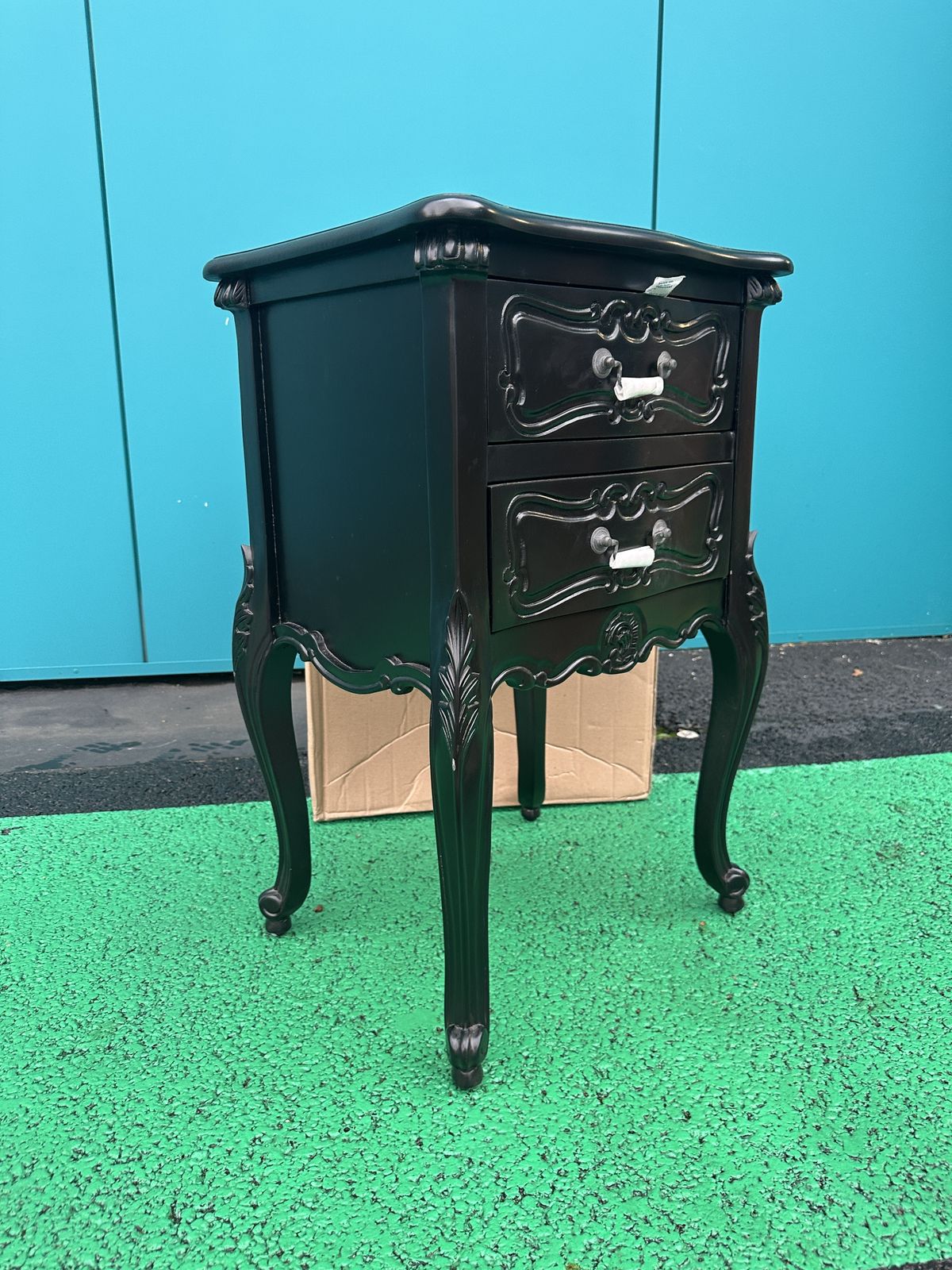 photo vinterior Brand New Marvellous La Rochelle French Antique Style 2 Draw Bedside Table –  Rrp £320