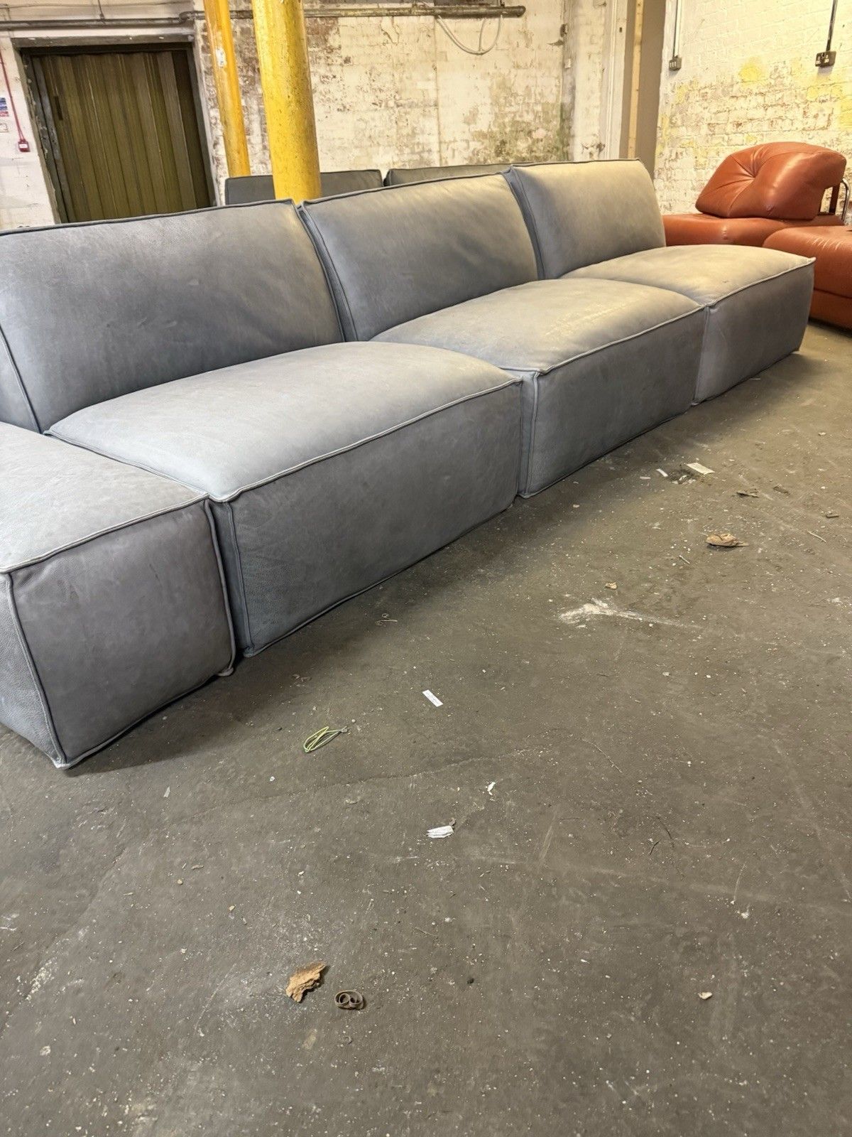 Vintage Timothy Oulton Modular Leather Sofa Chair 1960s 70s Style Heals photo furniture
