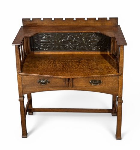 Antique Shapland And Petter  Sideboard Hall Table C1900 Arts And Crafts Rare photo furniture