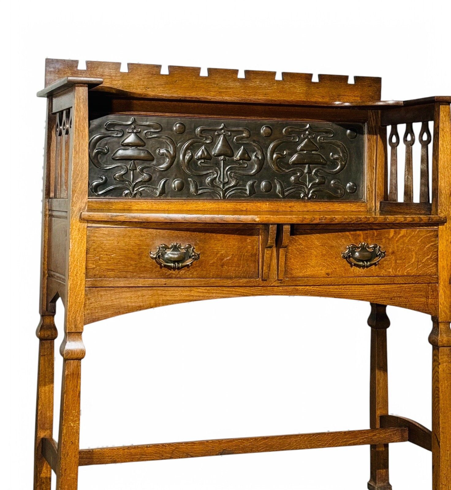 Antique Shapland And Petter  Sideboard Hall Table C1900 Arts And Crafts Rare photo Furniture