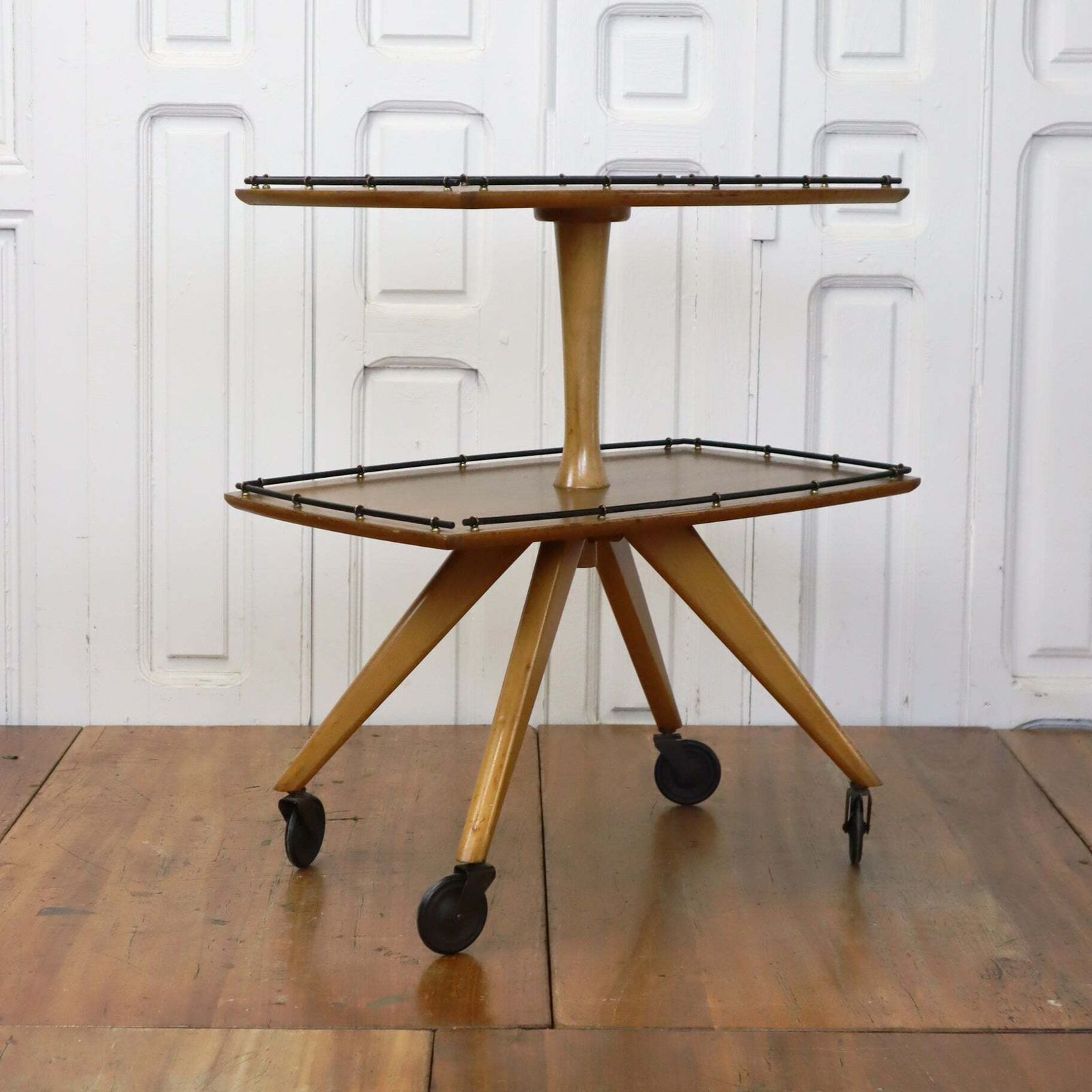 Mid Century Drinks Trolley Cart photo furniture