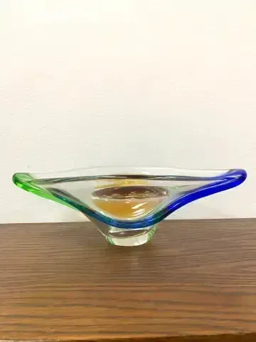 Mid Century Glass Set Rhapsody By František Zemek, Czech Art Glass, 1960s