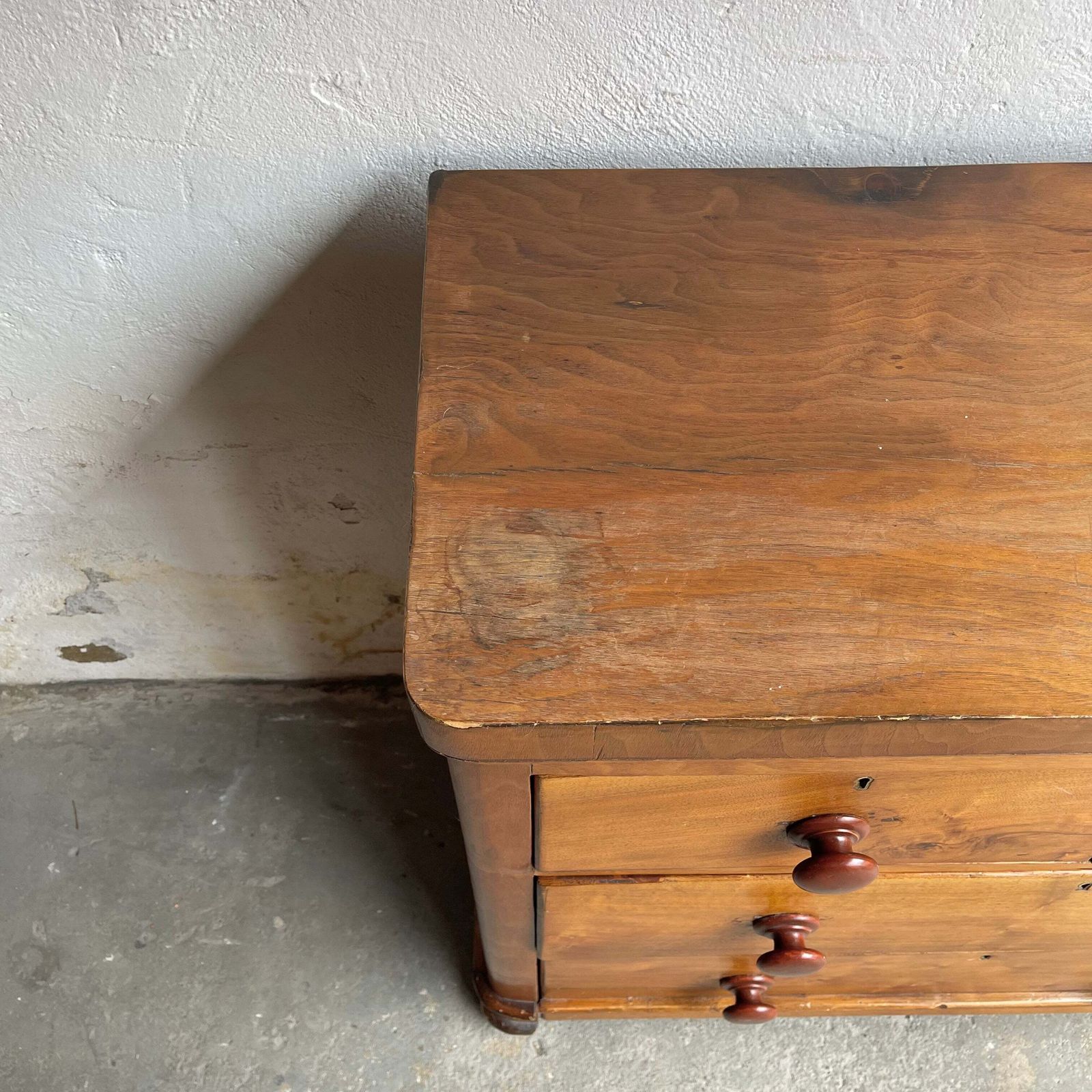 Antique Pine Chest Of Drawers  #1832 photo Furniture