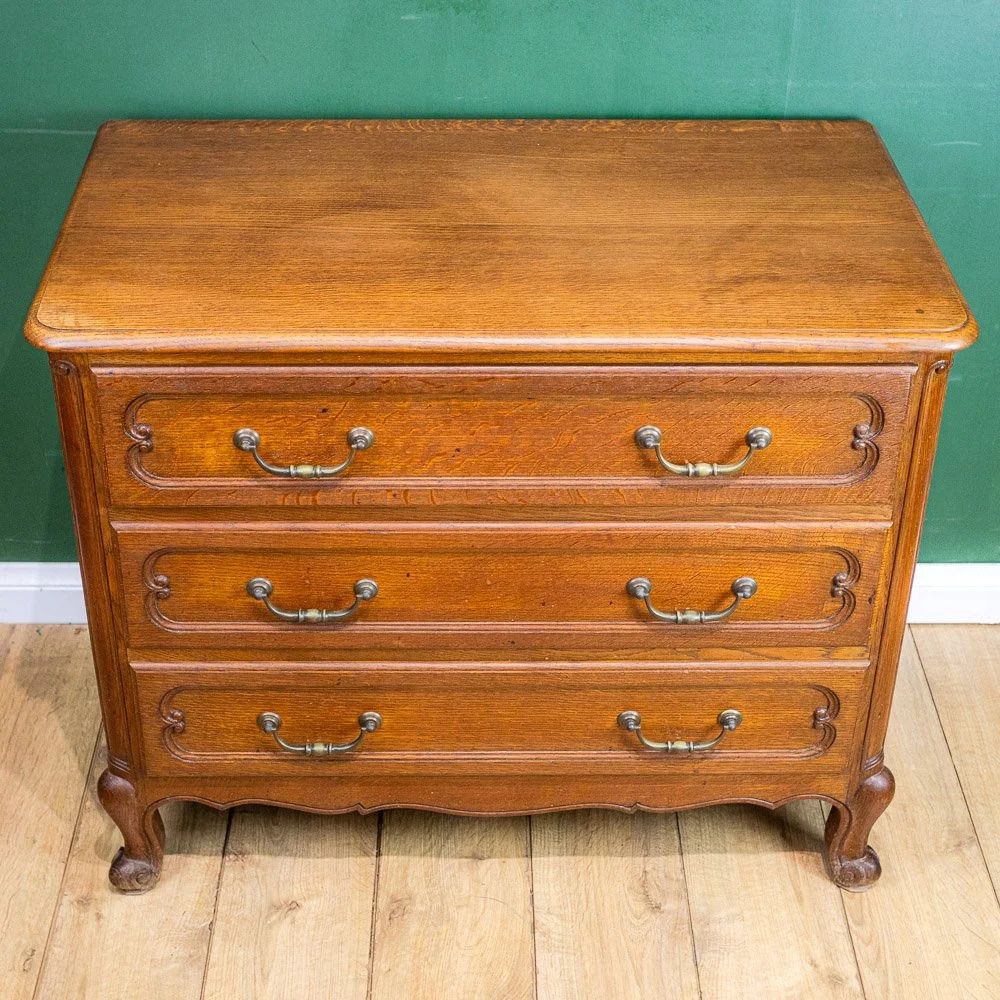 French Oak Chest Of 3 Drawers photo Furniture