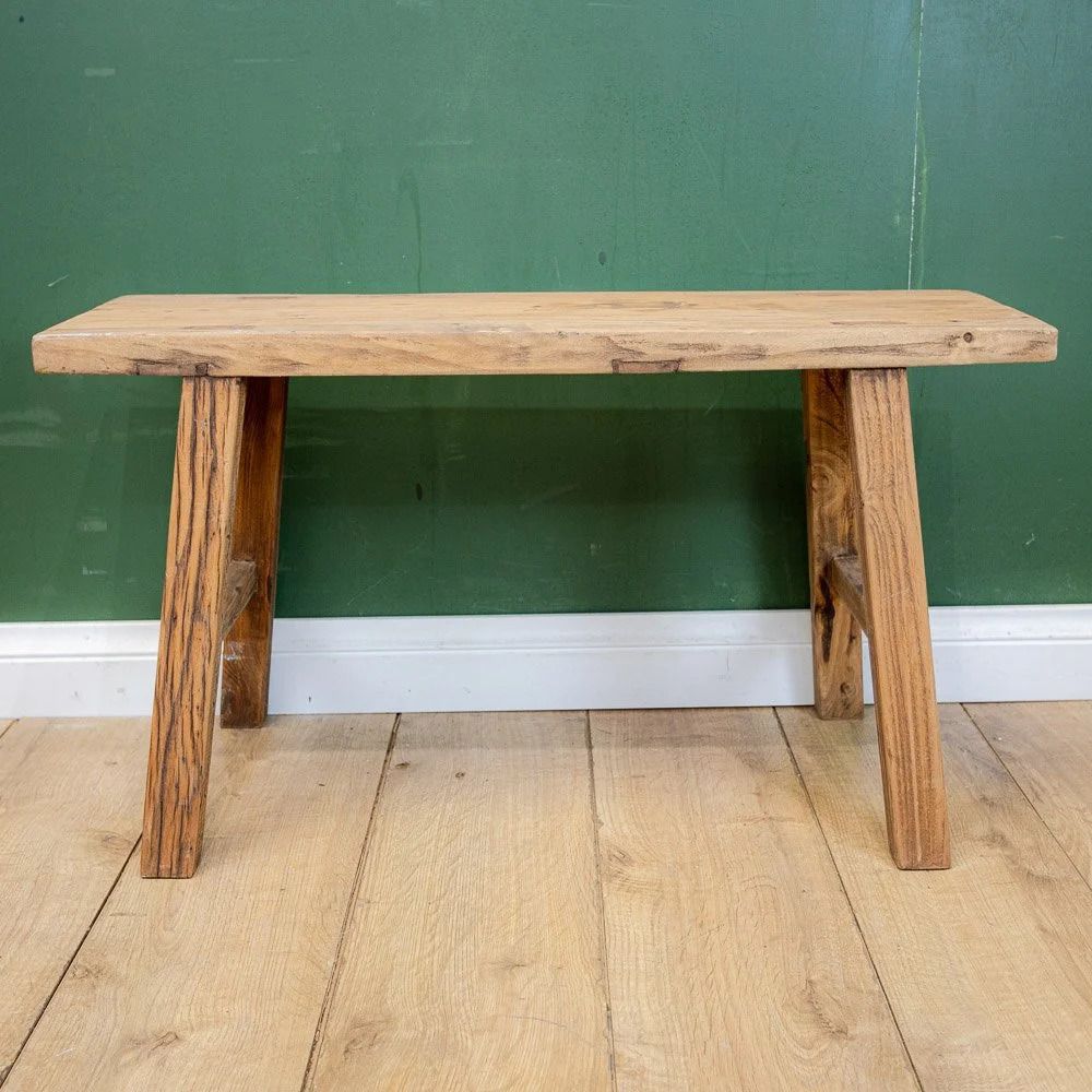 Reclaimed Elm Double Bench photo 165.0