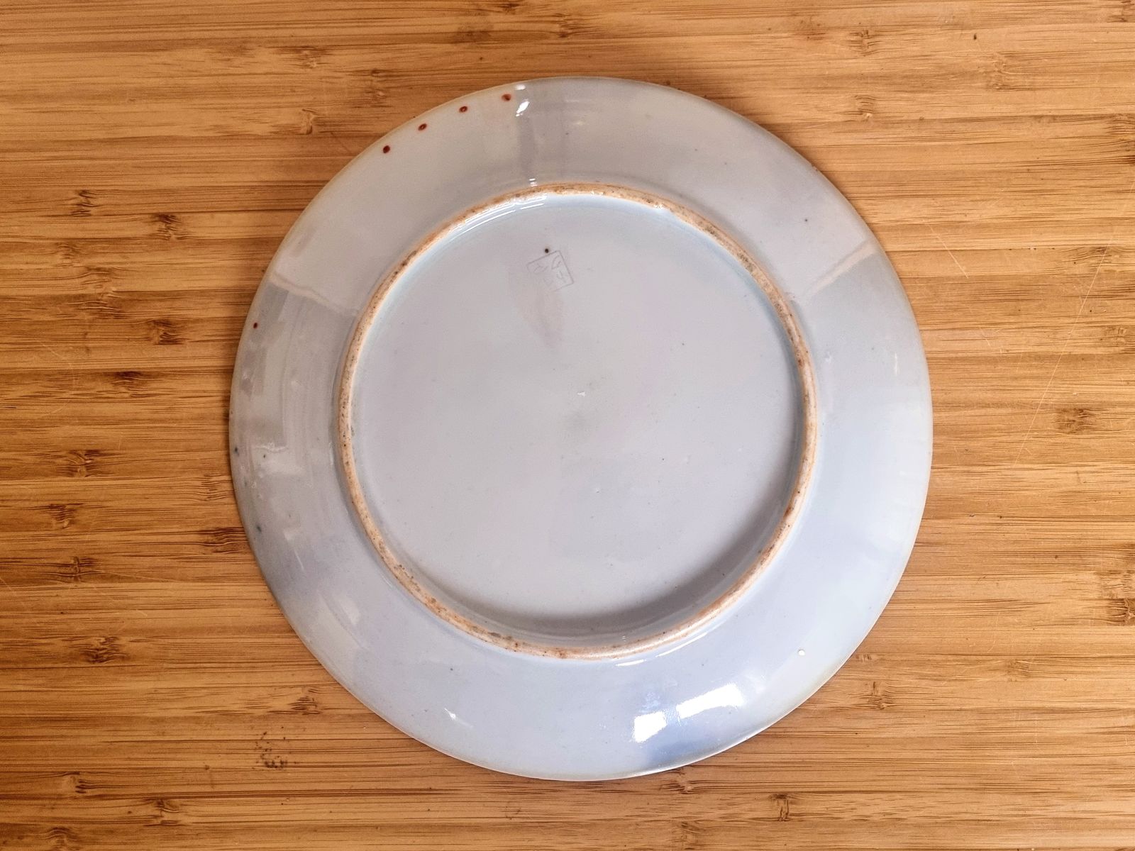 Antique Japanese Imari Plate, Hand Painted Arita Floral, Scalloped Rim, Late C. 1900 photo buy