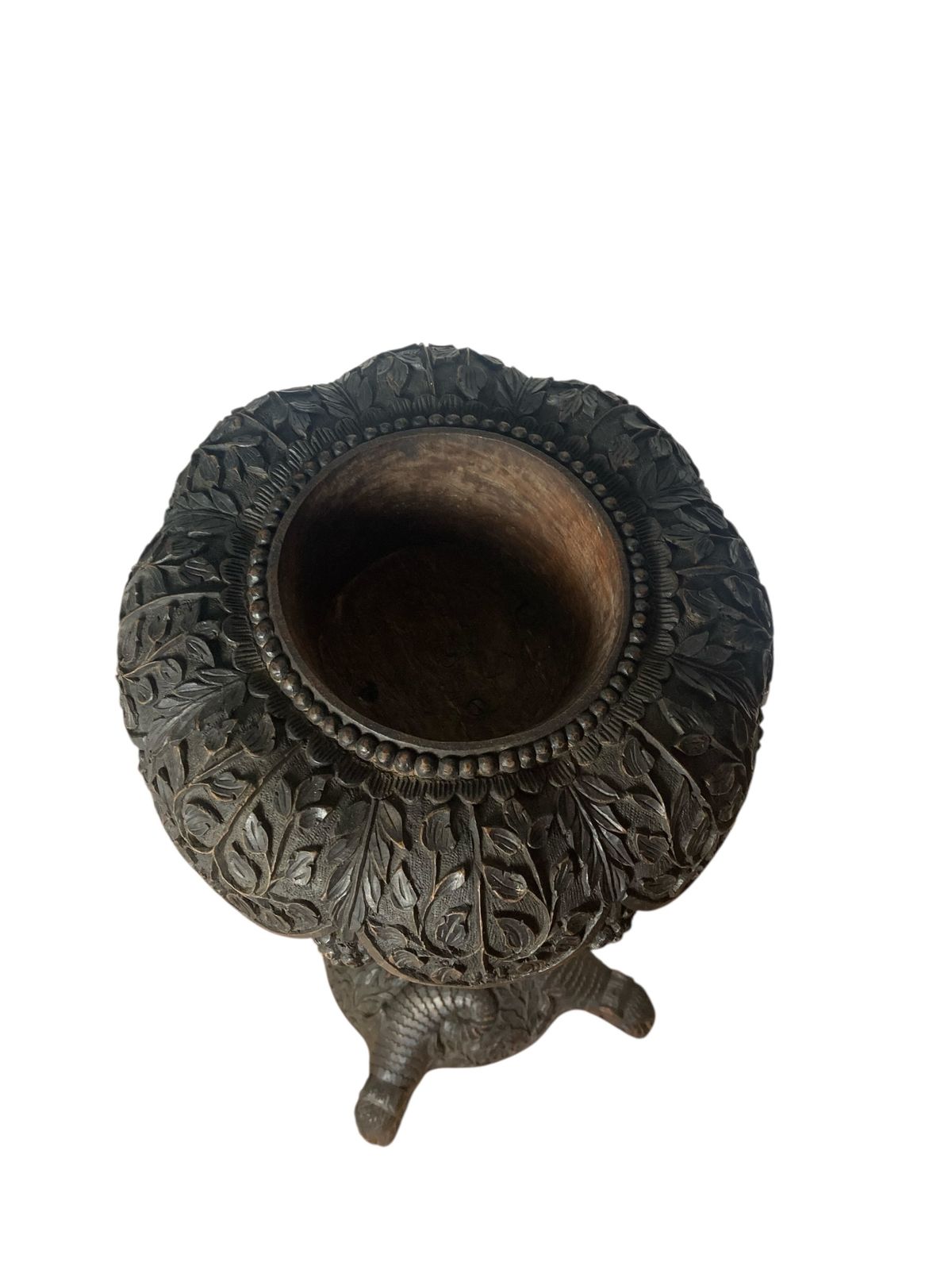 19th Century Burmese Rosewood Jardinere Or Torchere photo furniture