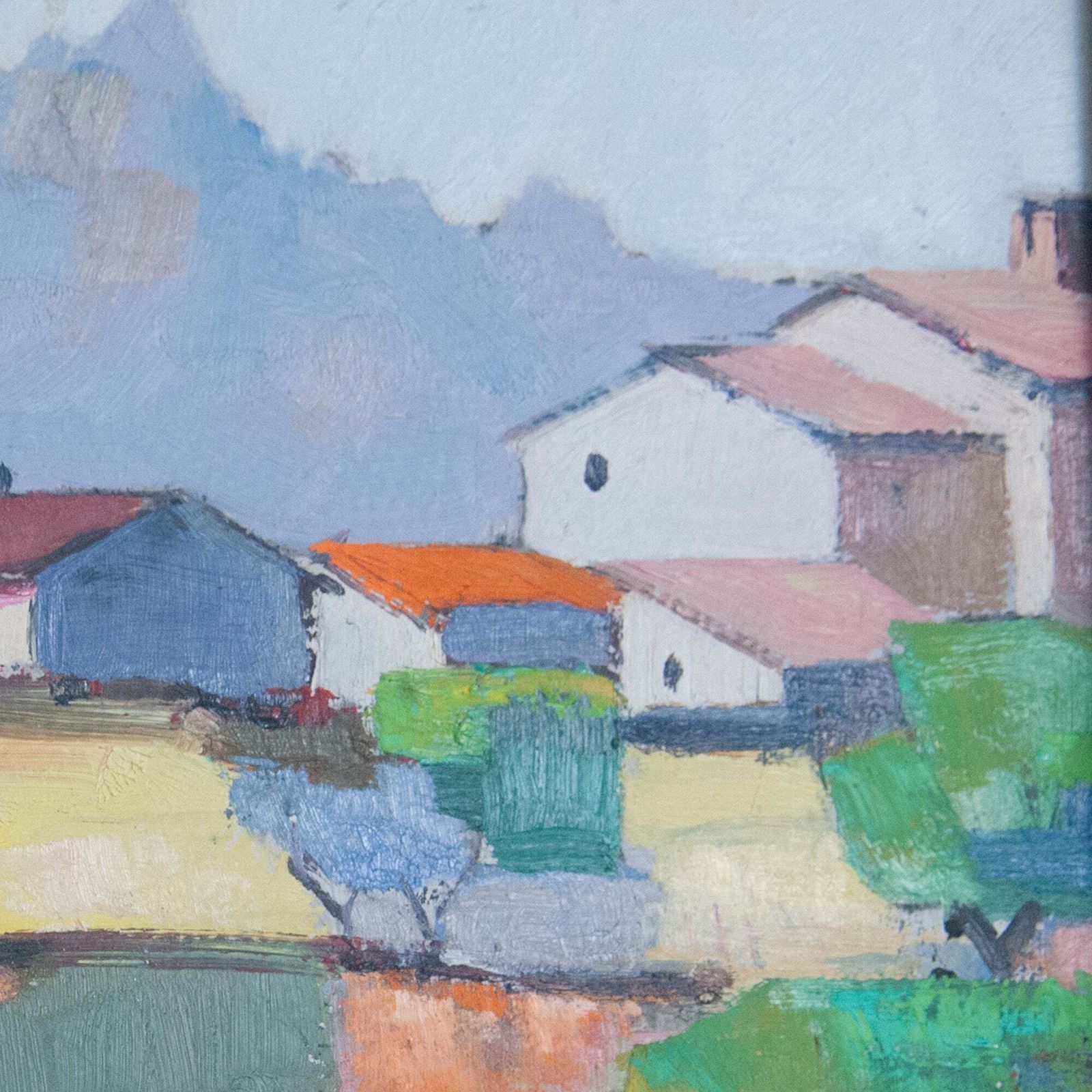 Sant Salvador De Guardiola Landscape   Antoni March Salas photo for sale