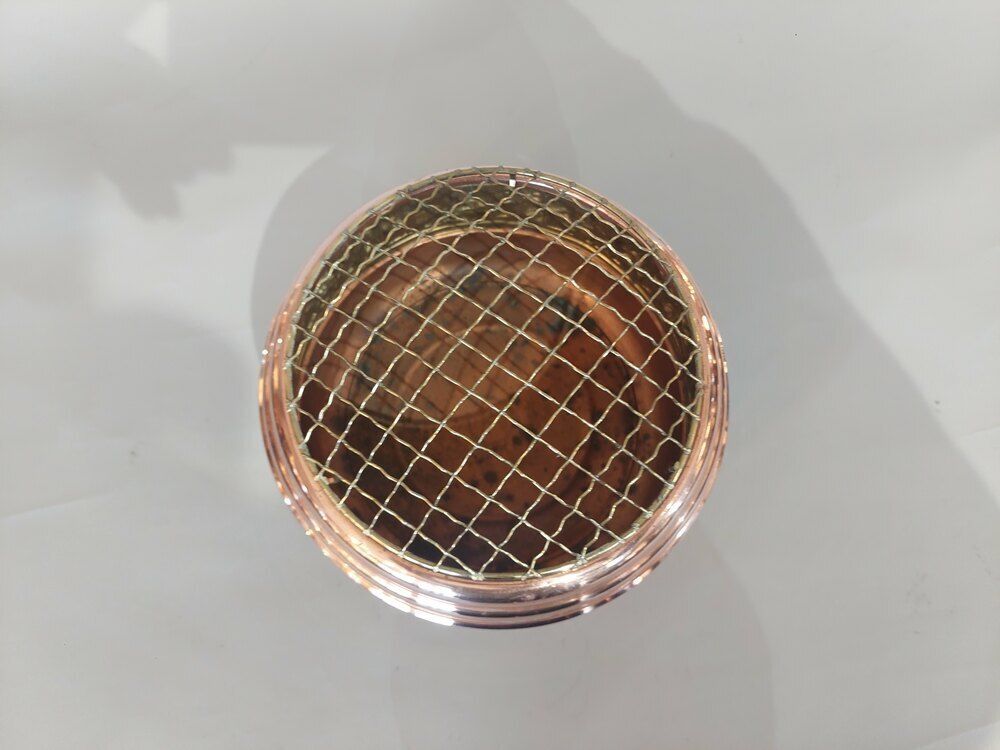 Victorian Copper And Brass Encircled Rose Bowl photo for sale