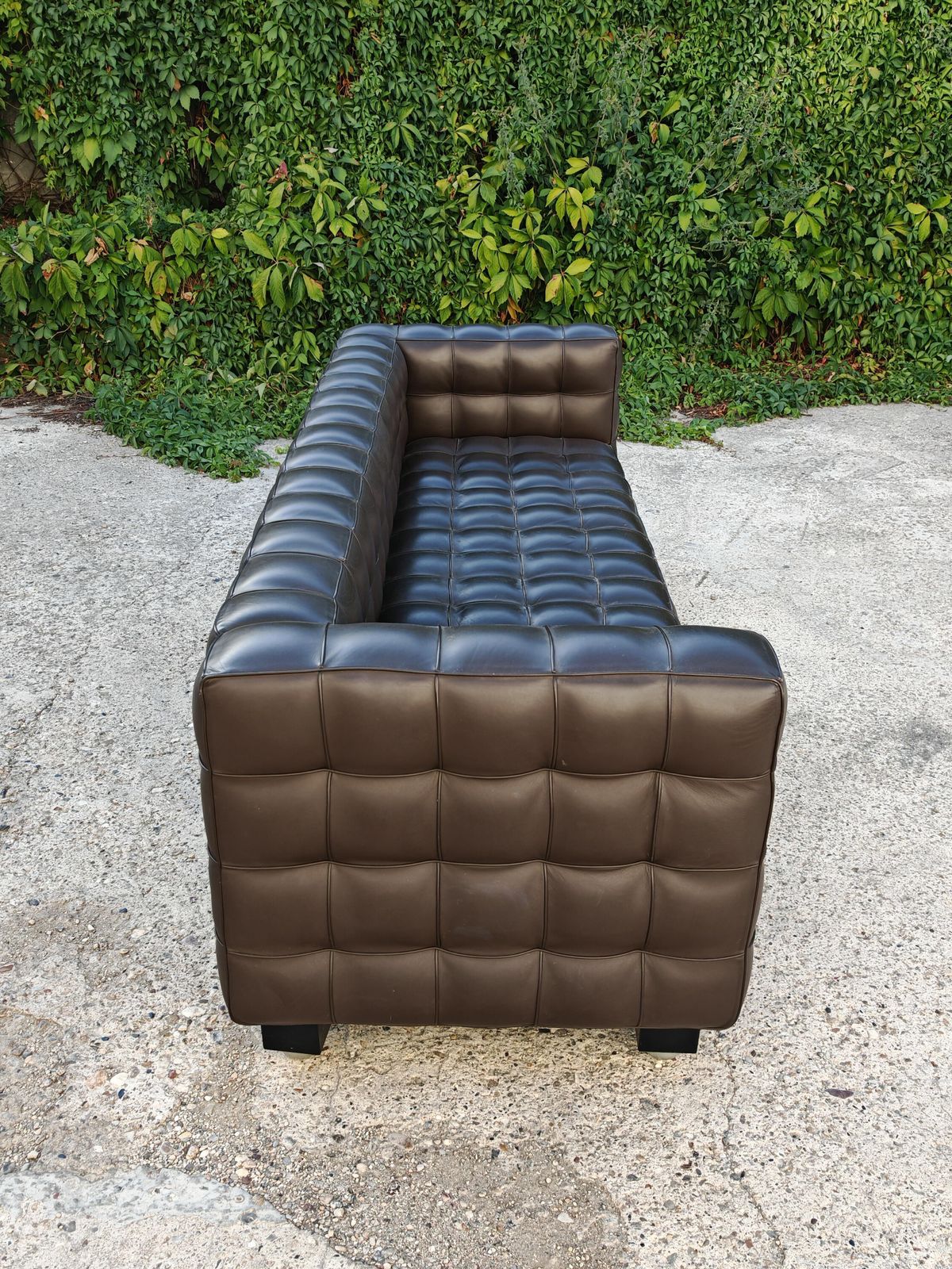 Vienna Secession Sofa "Kubus" By Josef Hoffmann, Manufactured By Wittmann photo 15000.0