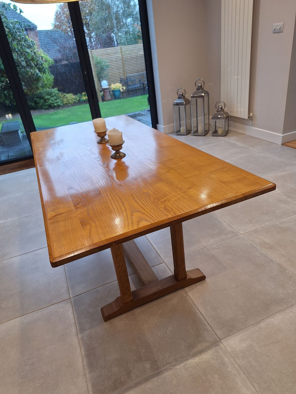 Oak Refectory Dining Table From Renowned Maker Reynolds Of Ludlow photo furniture