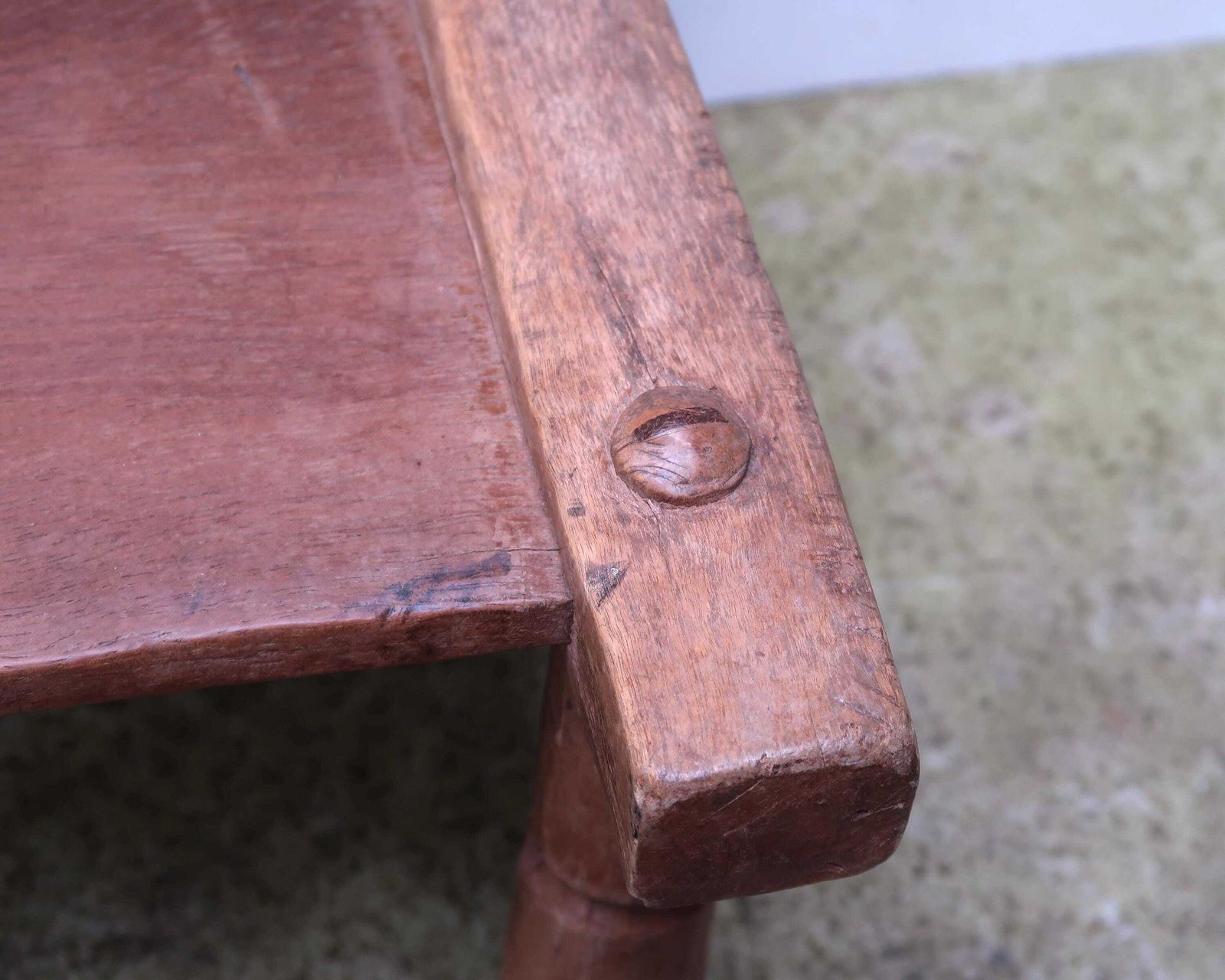 Afrikaanse Baoule Stoel, Houten Meubel, Begin 20e Eeuw / Afrikaans, Hout, Wabi Sabi, Ivoorkust, Woondecoratie, Minimalistisch, Puur photo vintage