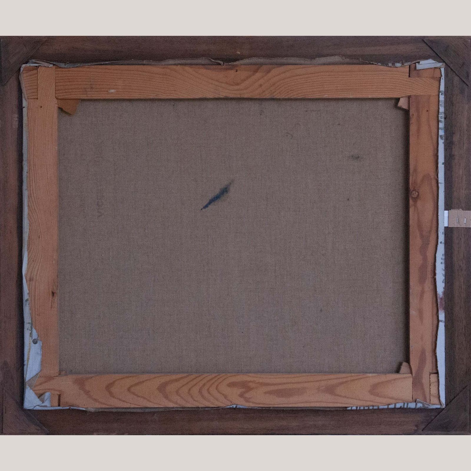 Zittend Naakt Met Pop – Gesigneerd Calon ? – Olieverf Op Doek photo vinterior