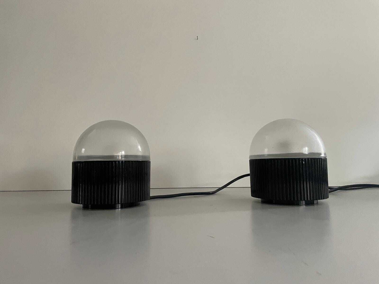 Bulbo Model Pair Of Table Lamps By Raul Barbieri & Giorgio Marianelli For Tronconi, 1980s, Italy