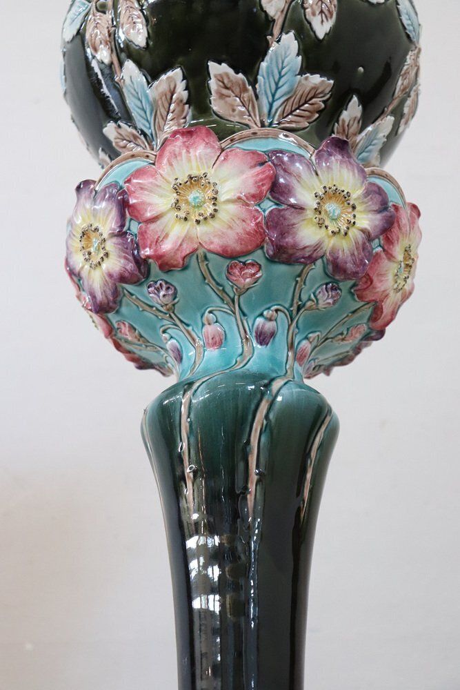 Art Nouevau Ceramic Vase With Column photo 1558.0