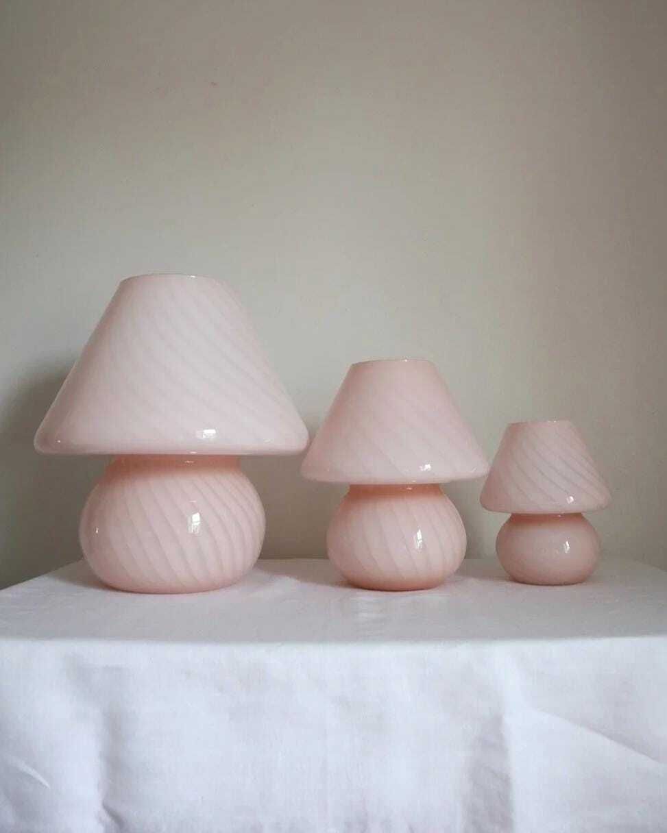 Trio Of Italian Murano Glass Lamps photo 890.0