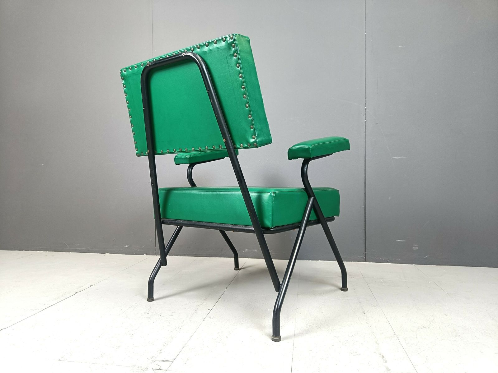 photo for sale Mid Century Italian Armchair, 1950s