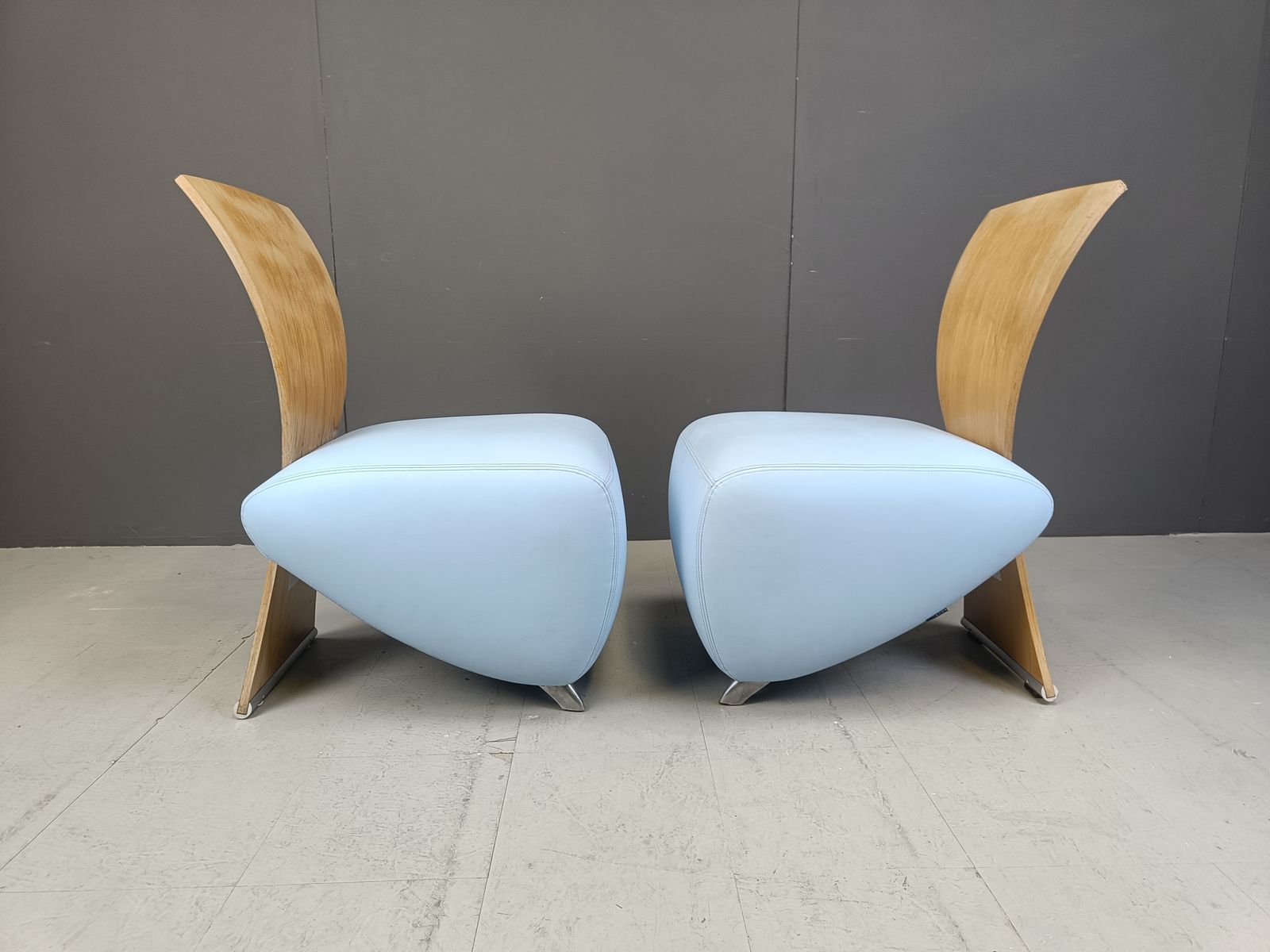 Pair Of Bobo Lounge Chairs By Dietmar Scharping For Dauphin, 2000s photo for sale