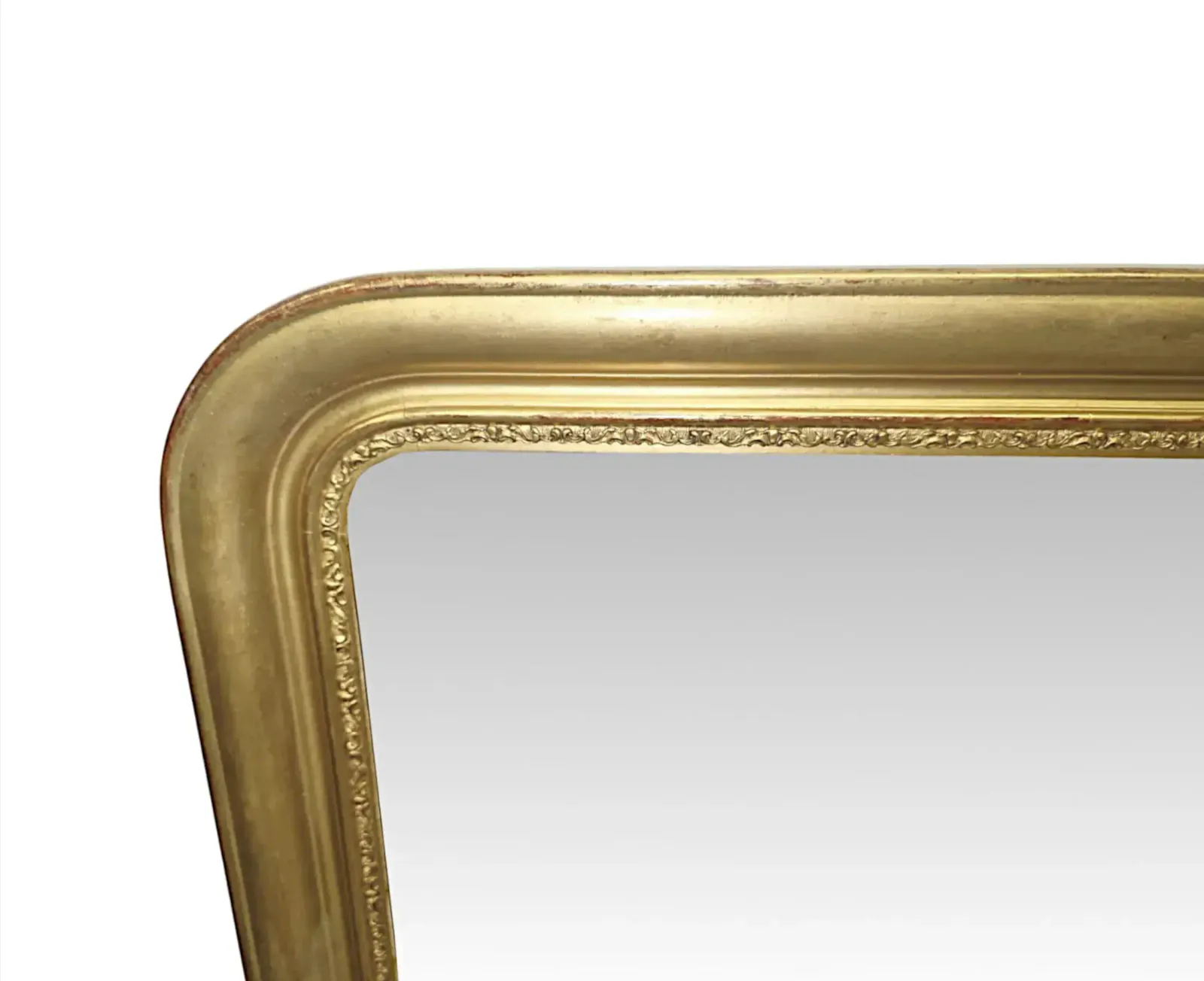 A Very Rare Pair Of 19th Century Elegantly Simple Giltwood Mirrors photo Home Decor