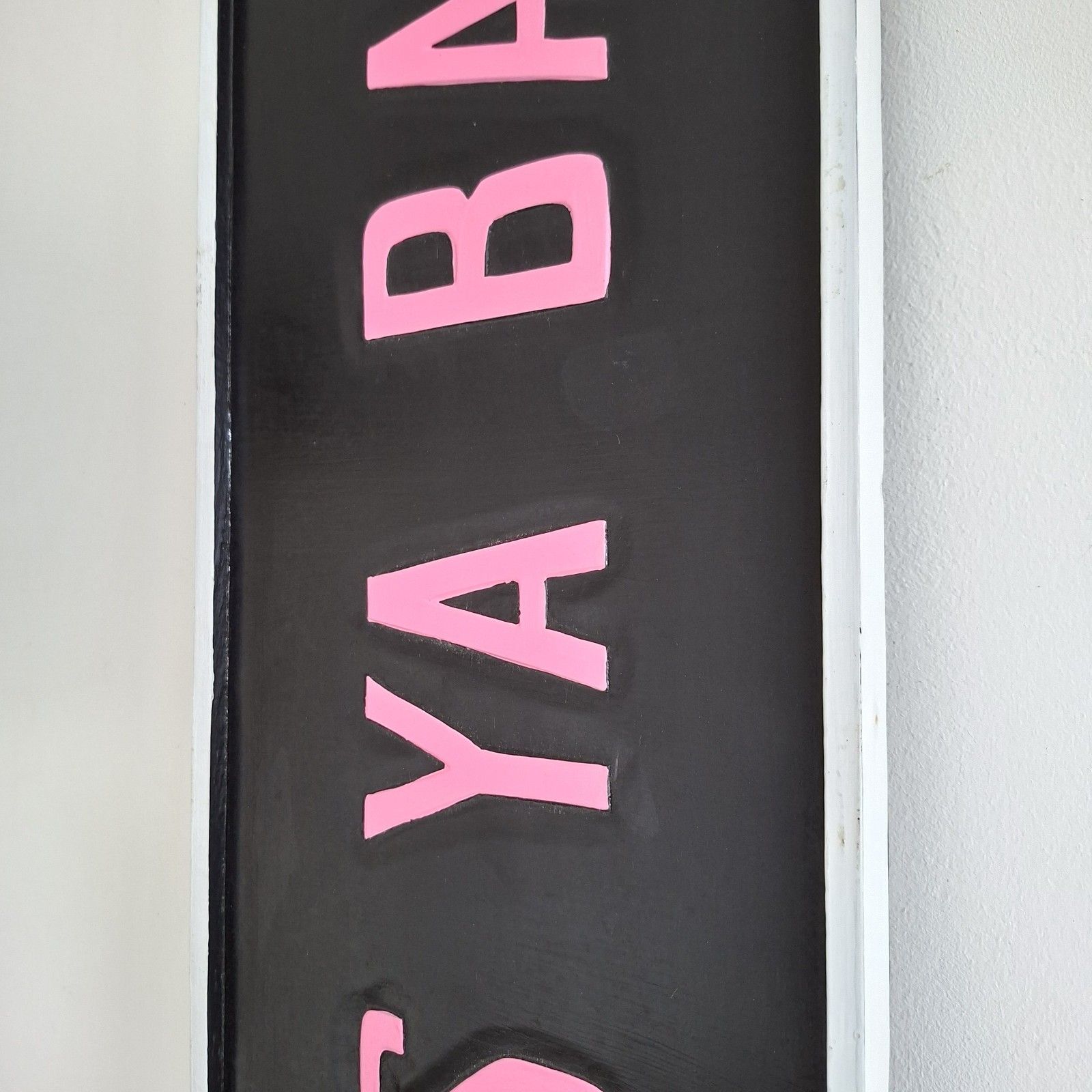 Who Loves Ya Baby Kojak Large Wooden Sign Embossed Hand Painted Wall Hanging photo 85.0