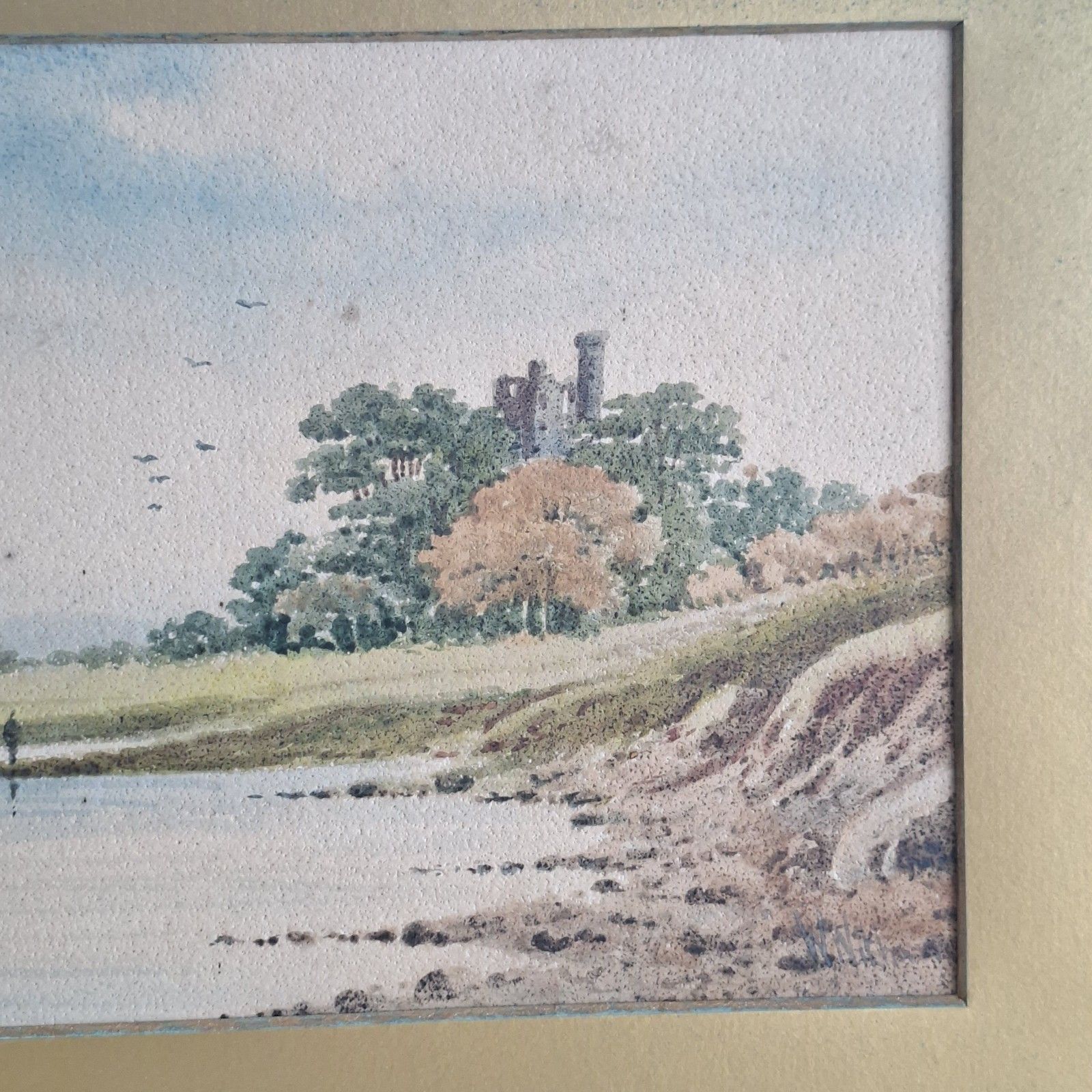 Original Watercolour Painting Walter Witham Landscape Antique Victorian Art photo 95.0