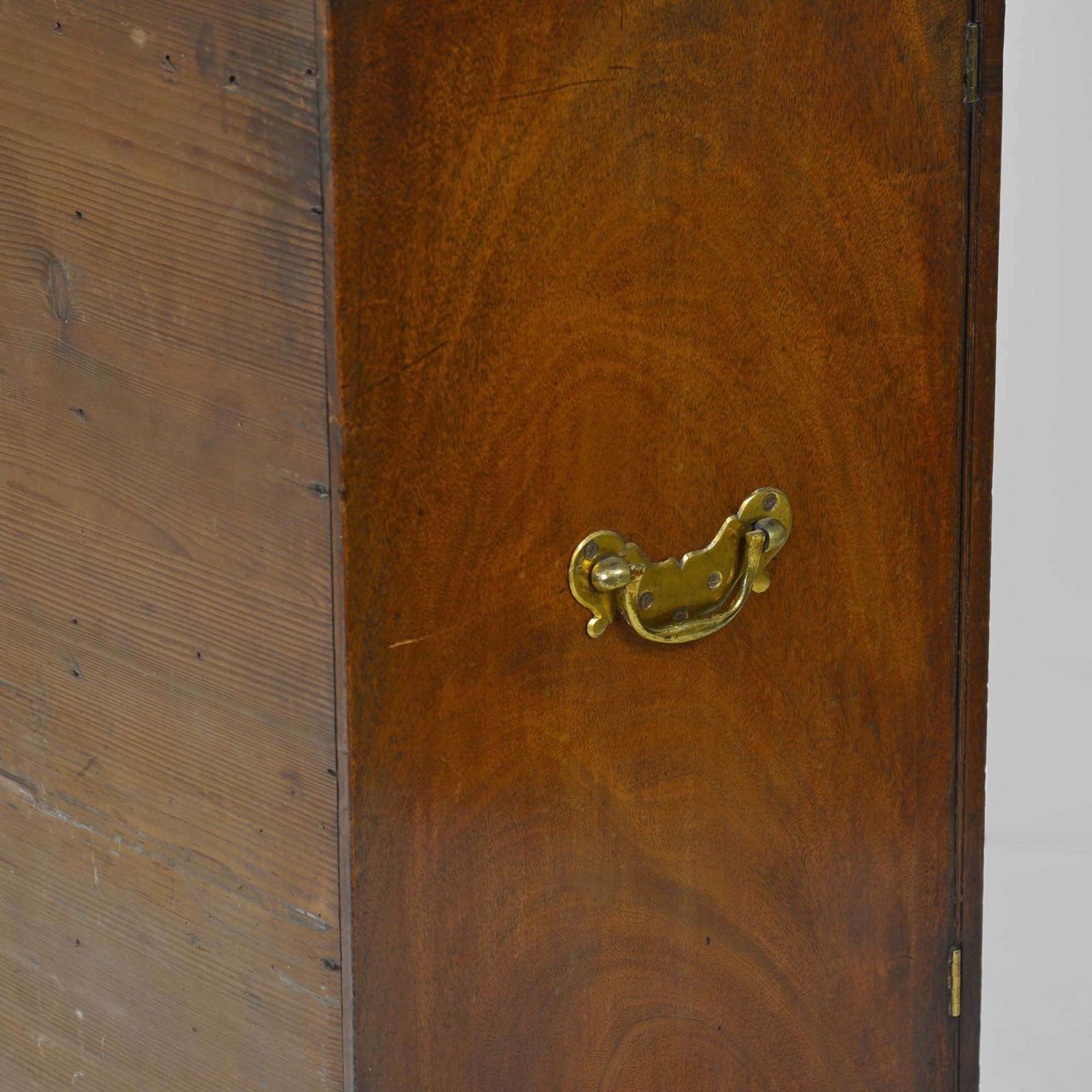 photo furniture Small Sheraton Mahogany Collector's Cabinet On Stand