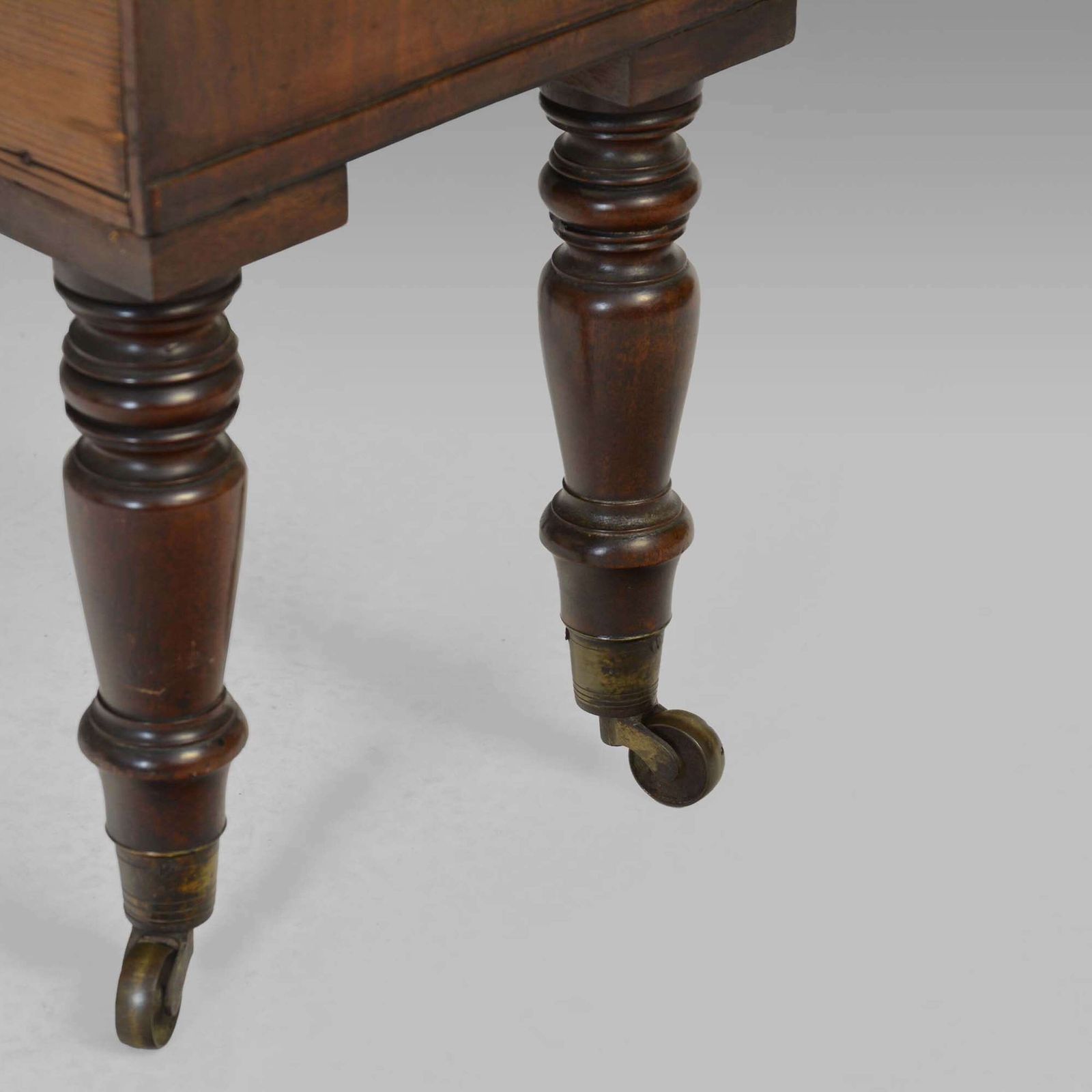 photo for sale Small Sheraton Mahogany Collector's Cabinet On Stand