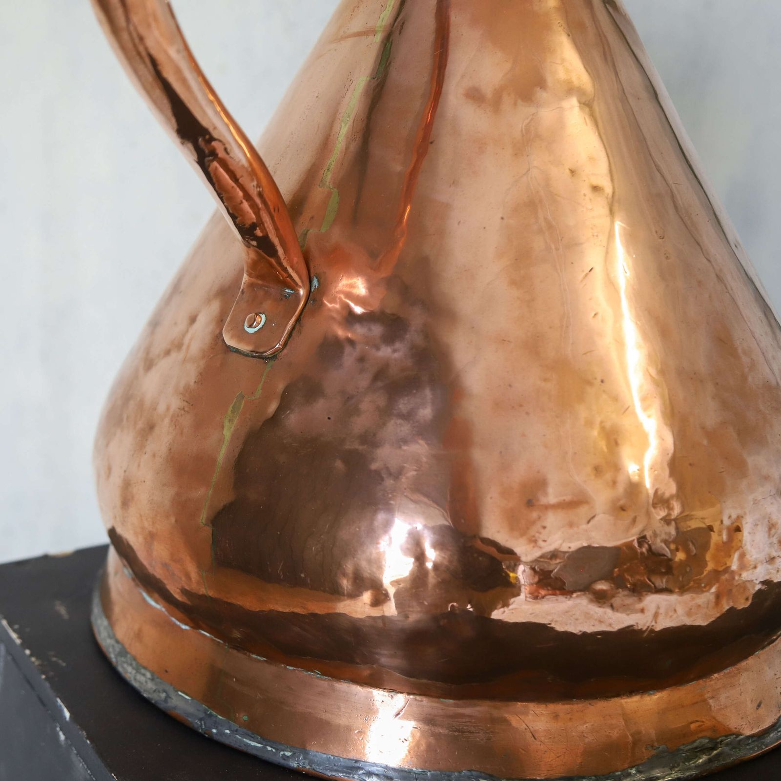 Authentic Georgian Period Large Scale Country House Copper Dairy Jug   Stamped 5 Gallons photo buy