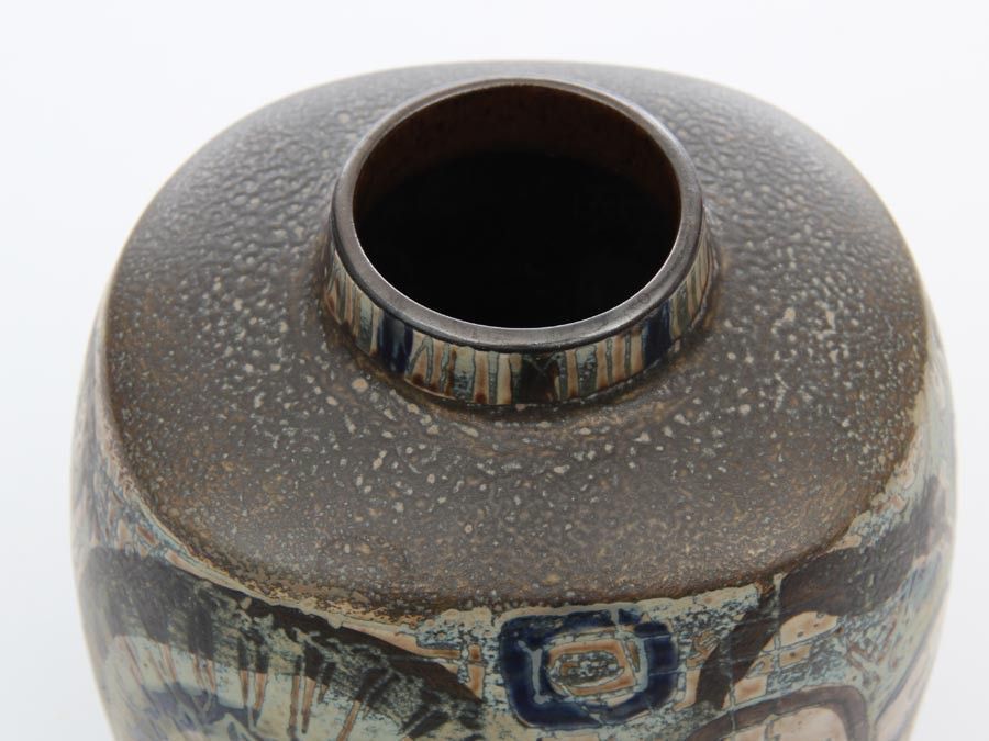 Large Baca Vase In Sterling Silver By Nils Thorsson For Royal Copenhagen, 1970s photo 533.2